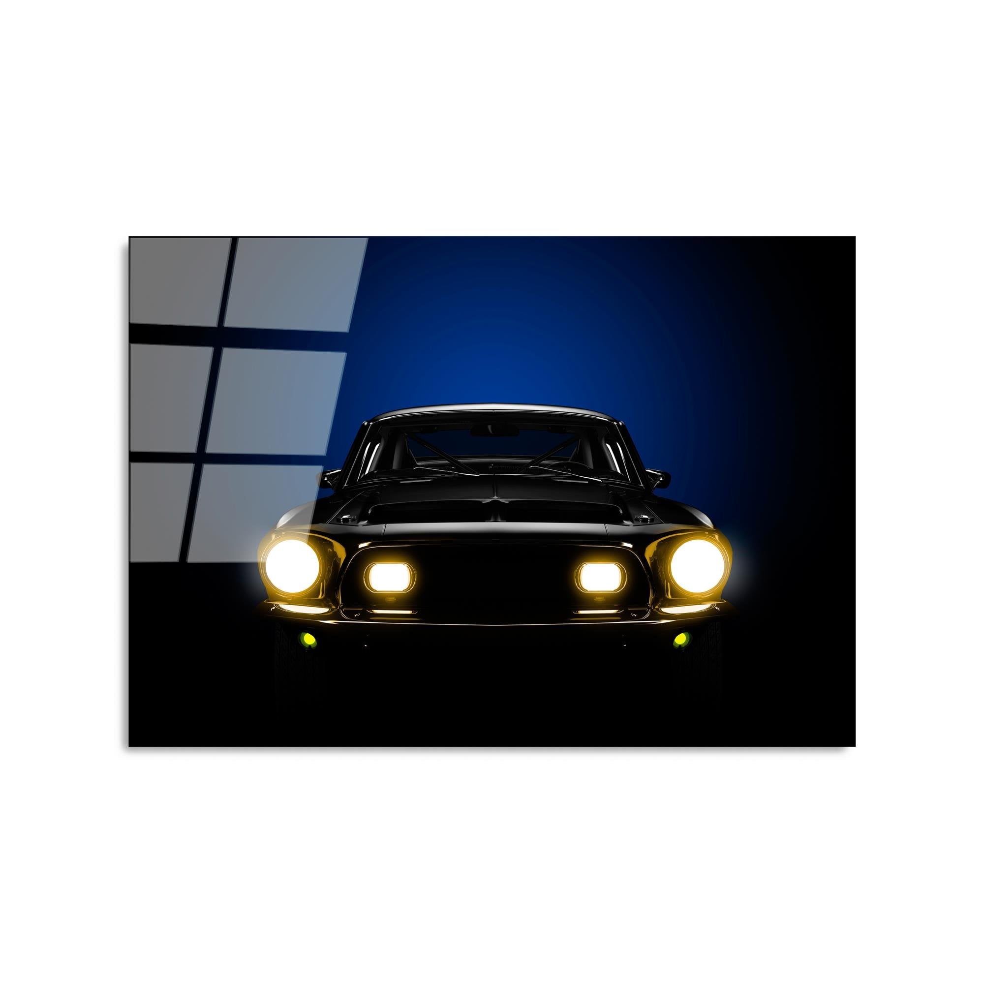 UV-368 Baskılı Cam Dikdörtgen Duvar Tablosu | ByLamp