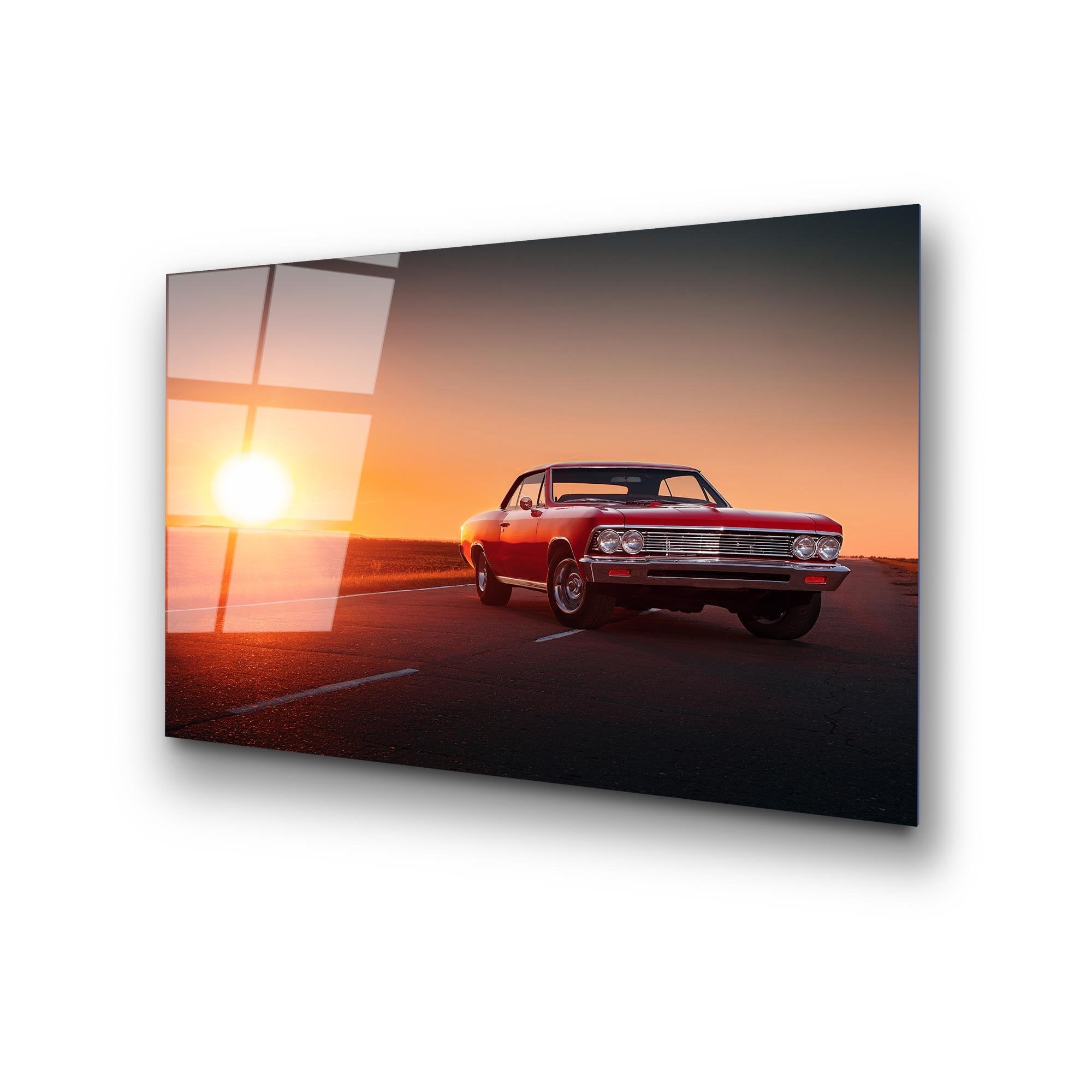 UV-369 Baskılı Cam Dikdörtgen Duvar Tablosu | ByLamp