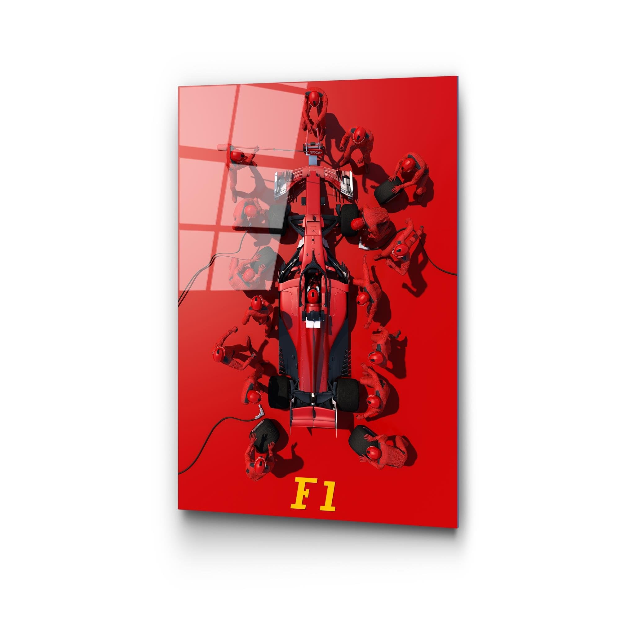 UV-384 Baskılı Cam Dikdörtgen Duvar Tablosu | ByLamp