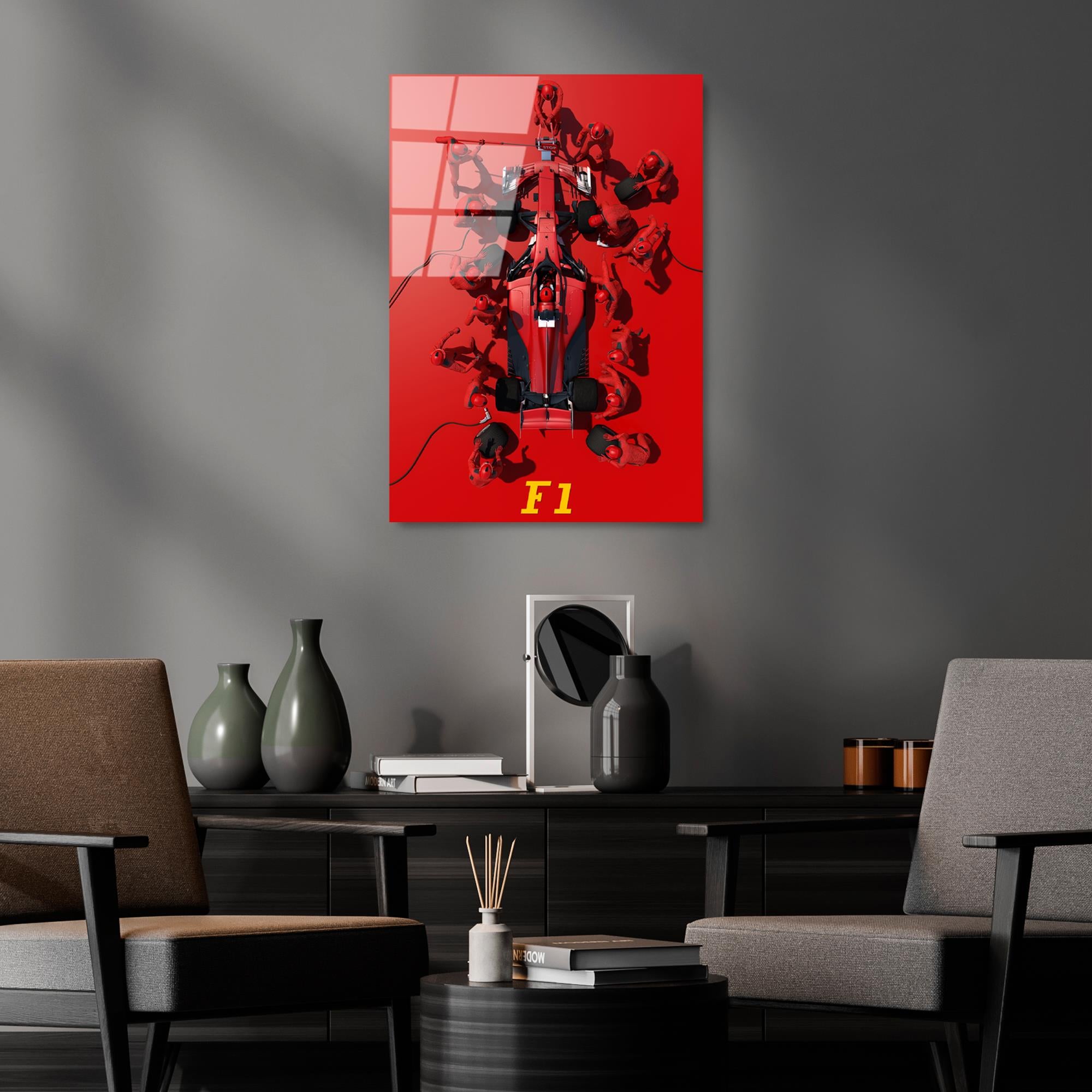 UV-384 Baskılı Cam Dikdörtgen Duvar Tablosu | ByLamp