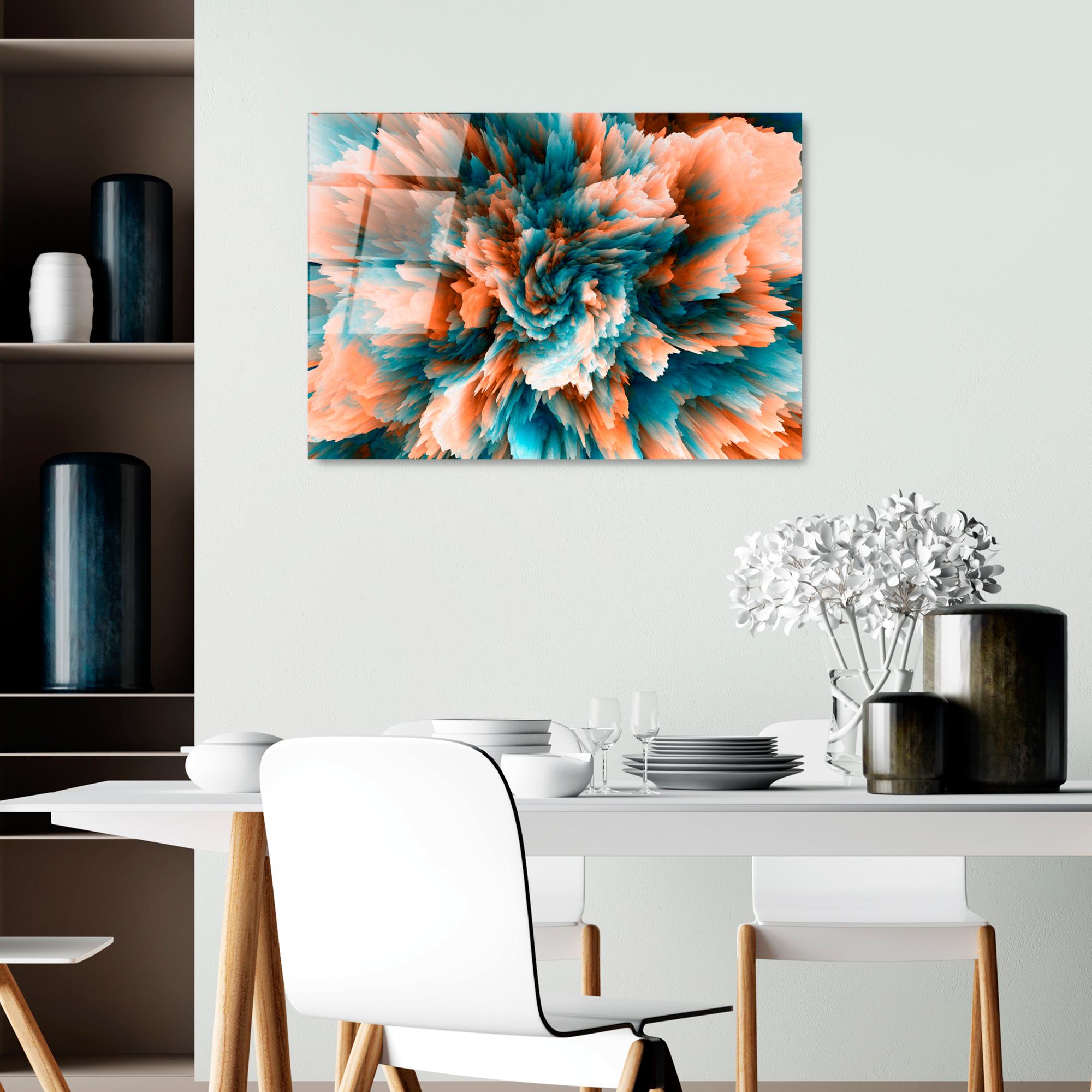 UV-391 Baskılı Cam Dikdörtgen Duvar Tablosu | ByLamp