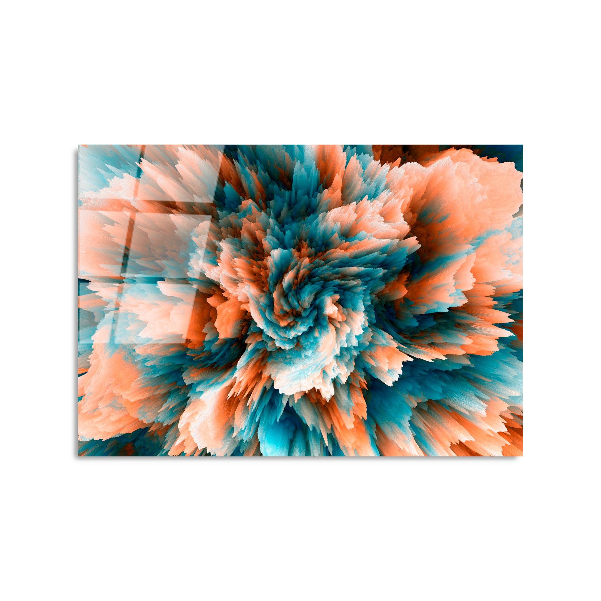 UV-391 Baskılı Cam Dikdörtgen Duvar Tablosu | ByLamp