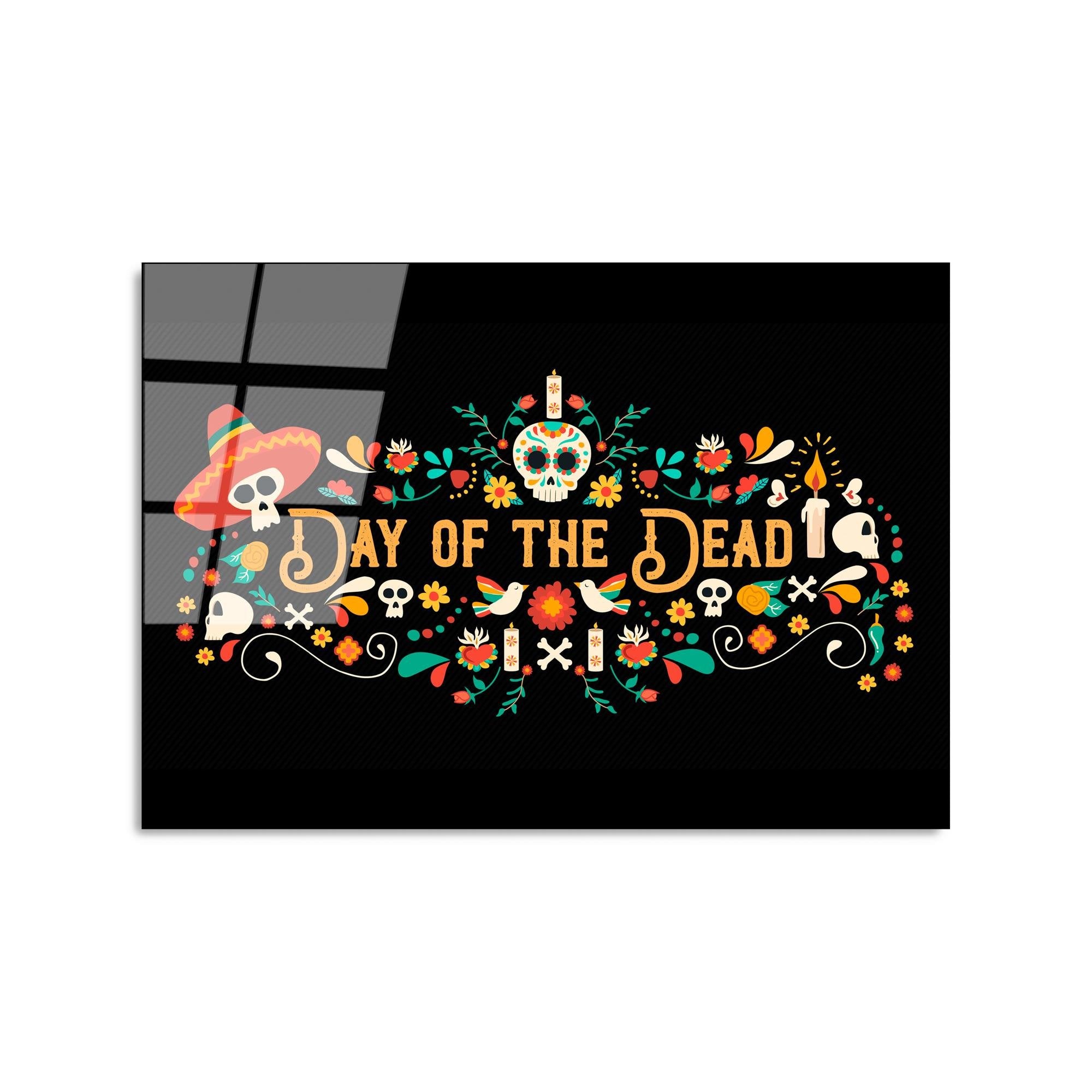 UV-393 Baskılı Cam Dikdörtgen Duvar Tablosu | ByLamp