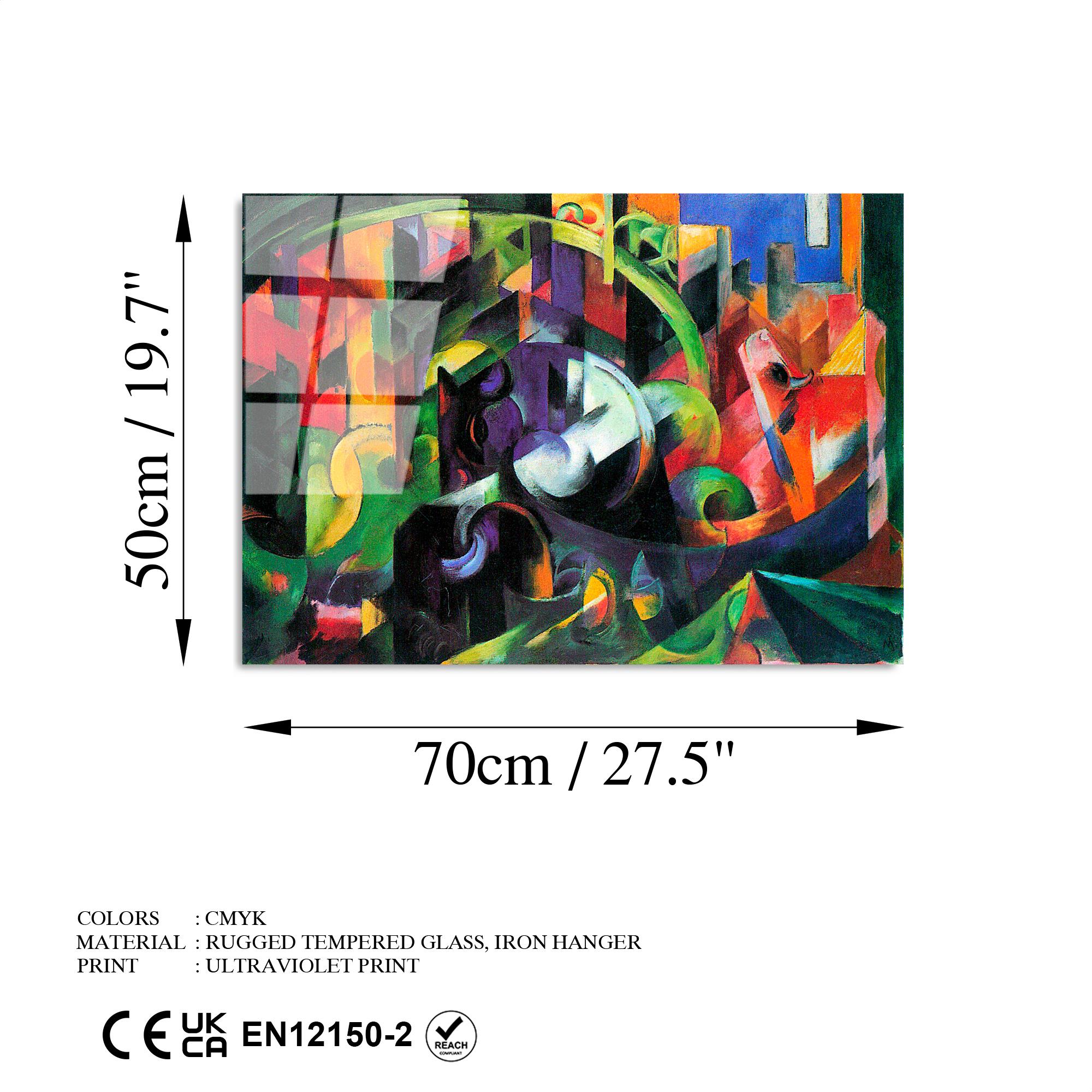 UV-412 Baskılı Cam Dikdörtgen Duvar Tablosu | ByLamp