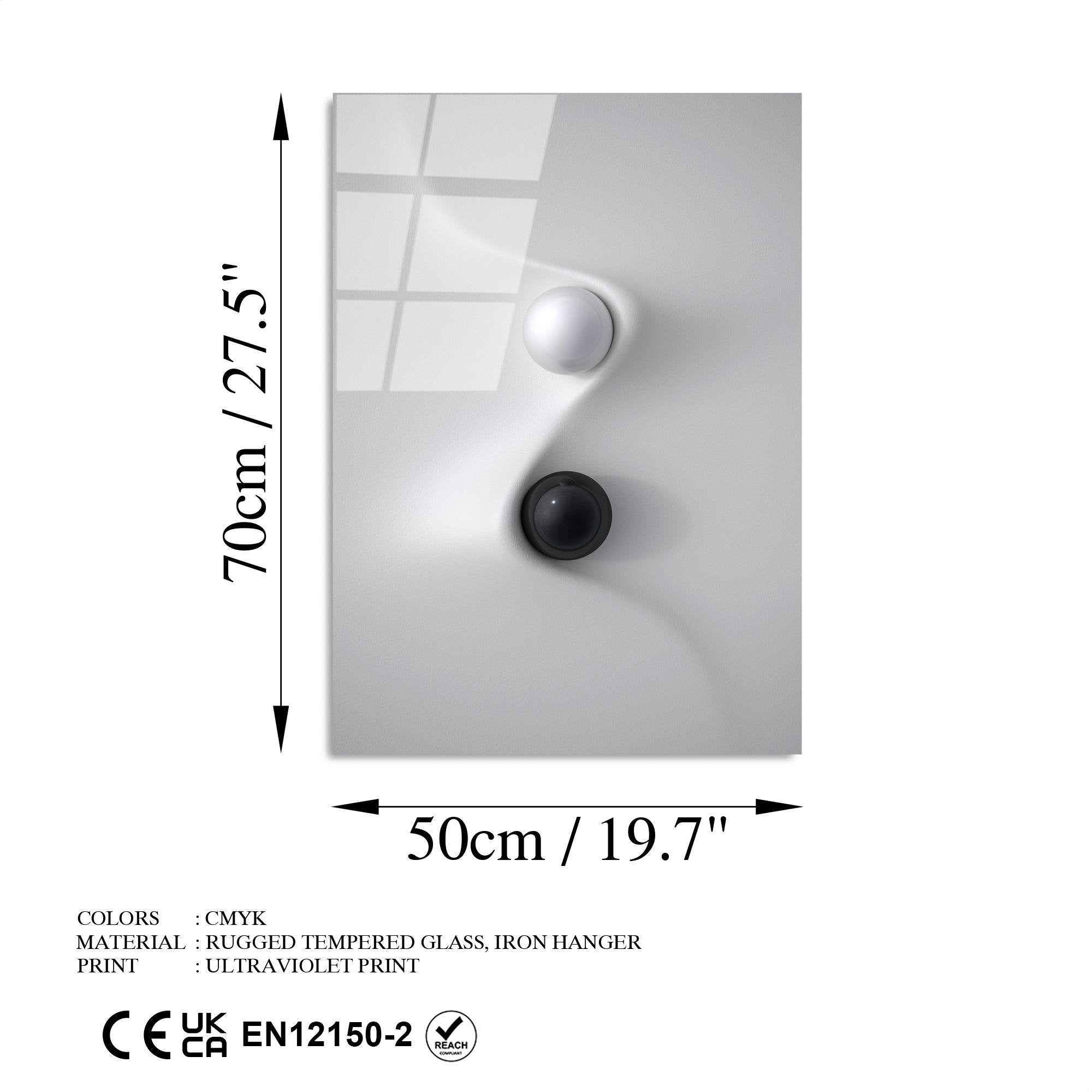 UV-417 Baskılı Cam Dikdörtgen Duvar Tablosu | ByLamp