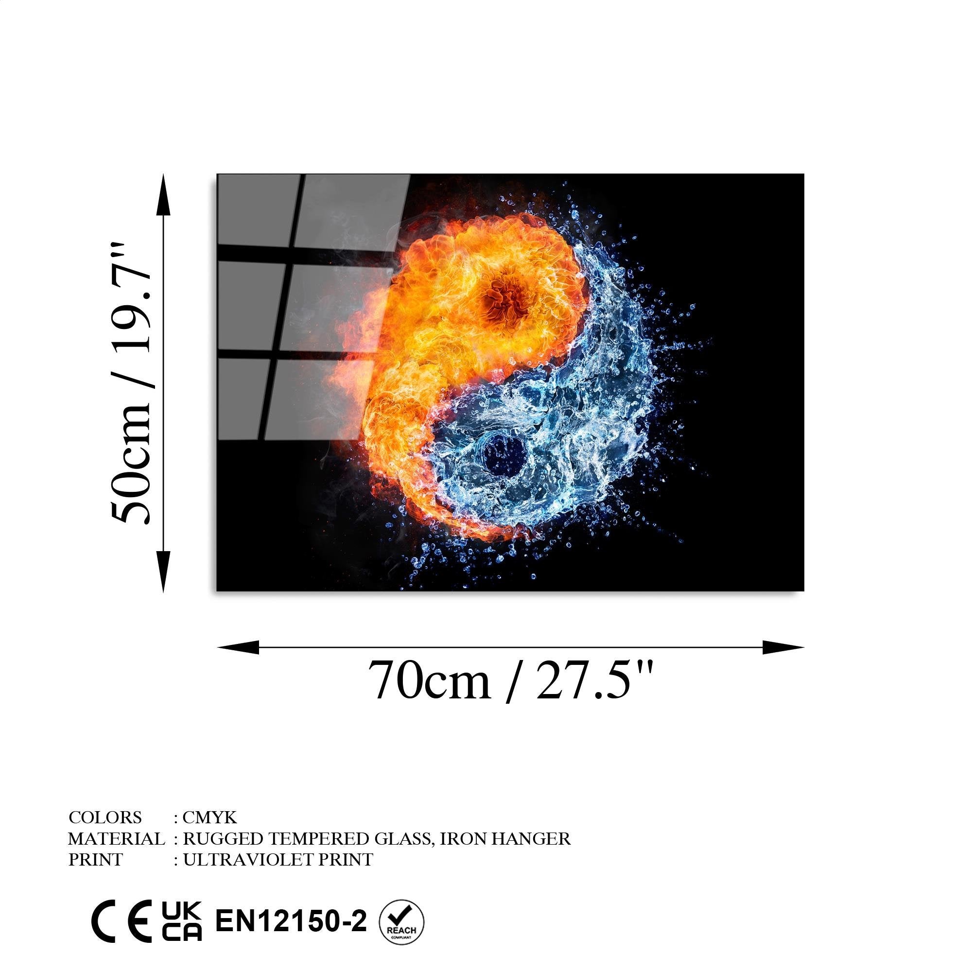 UV-422 Baskılı Cam Dikdörtgen Duvar Tablosu | ByLamp