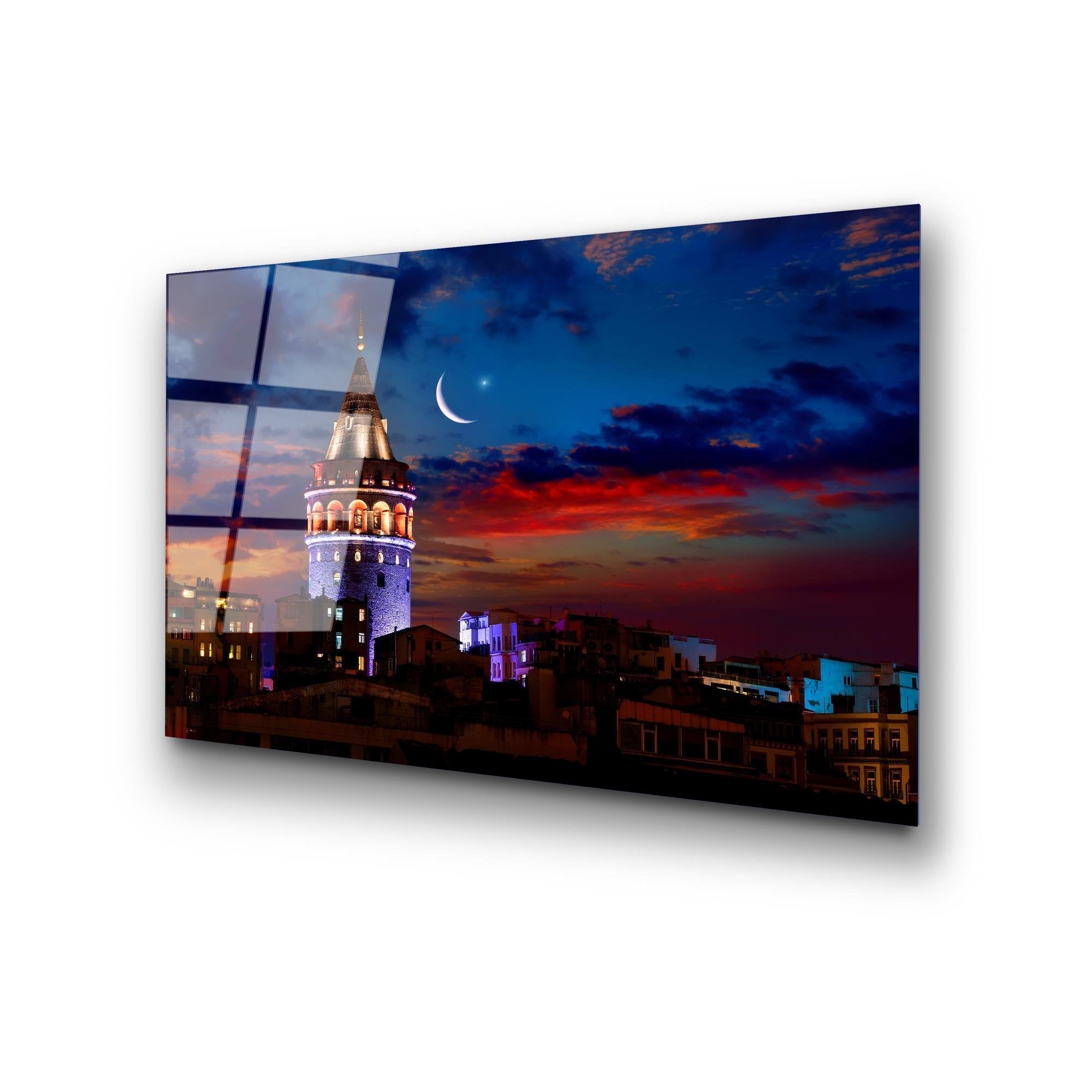 UV-430 Baskılı Cam Dikdörtgen Duvar Tablosu | ByLamp