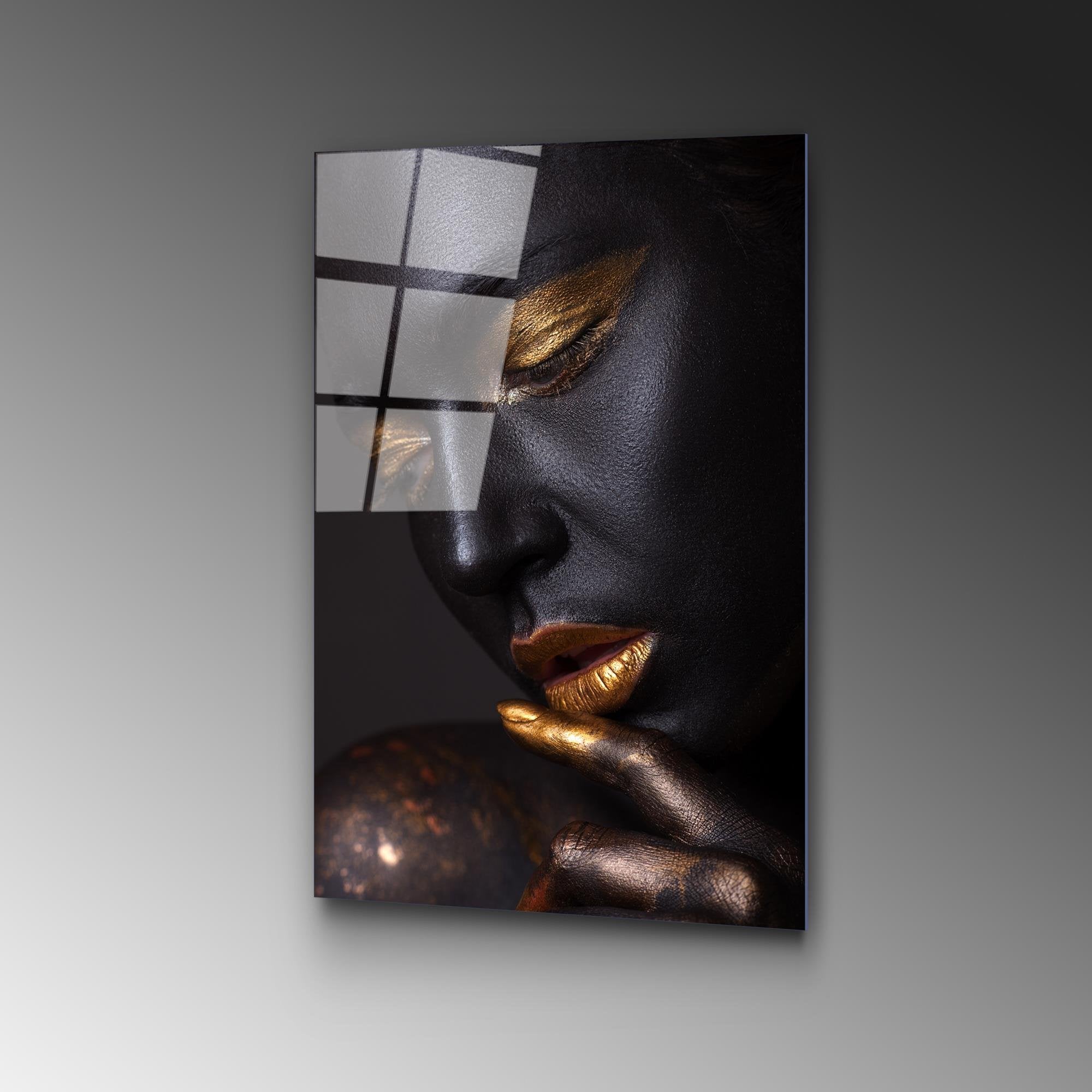 UV-433 Baskılı Cam Dikdörtgen Duvar Tablosu | ByLamp