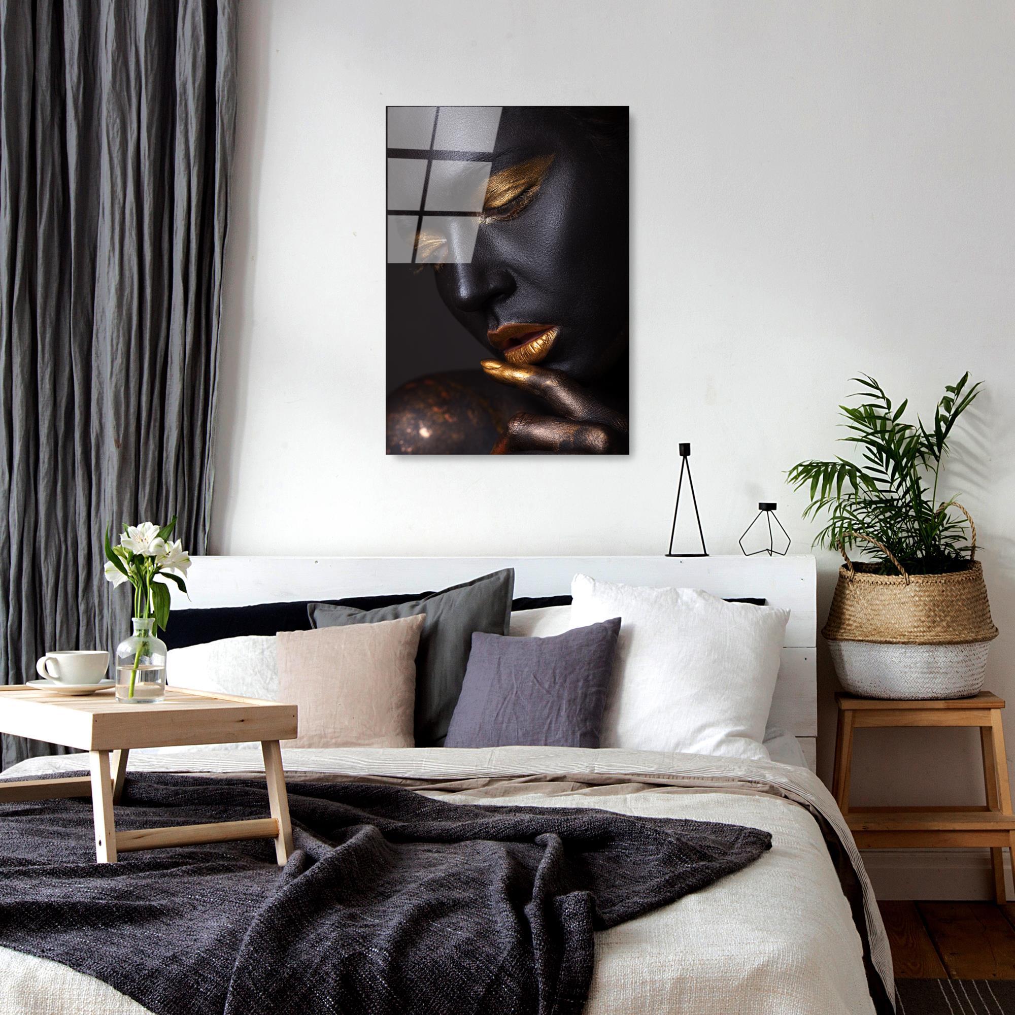 UV-433 Baskılı Cam Dikdörtgen Duvar Tablosu | ByLamp