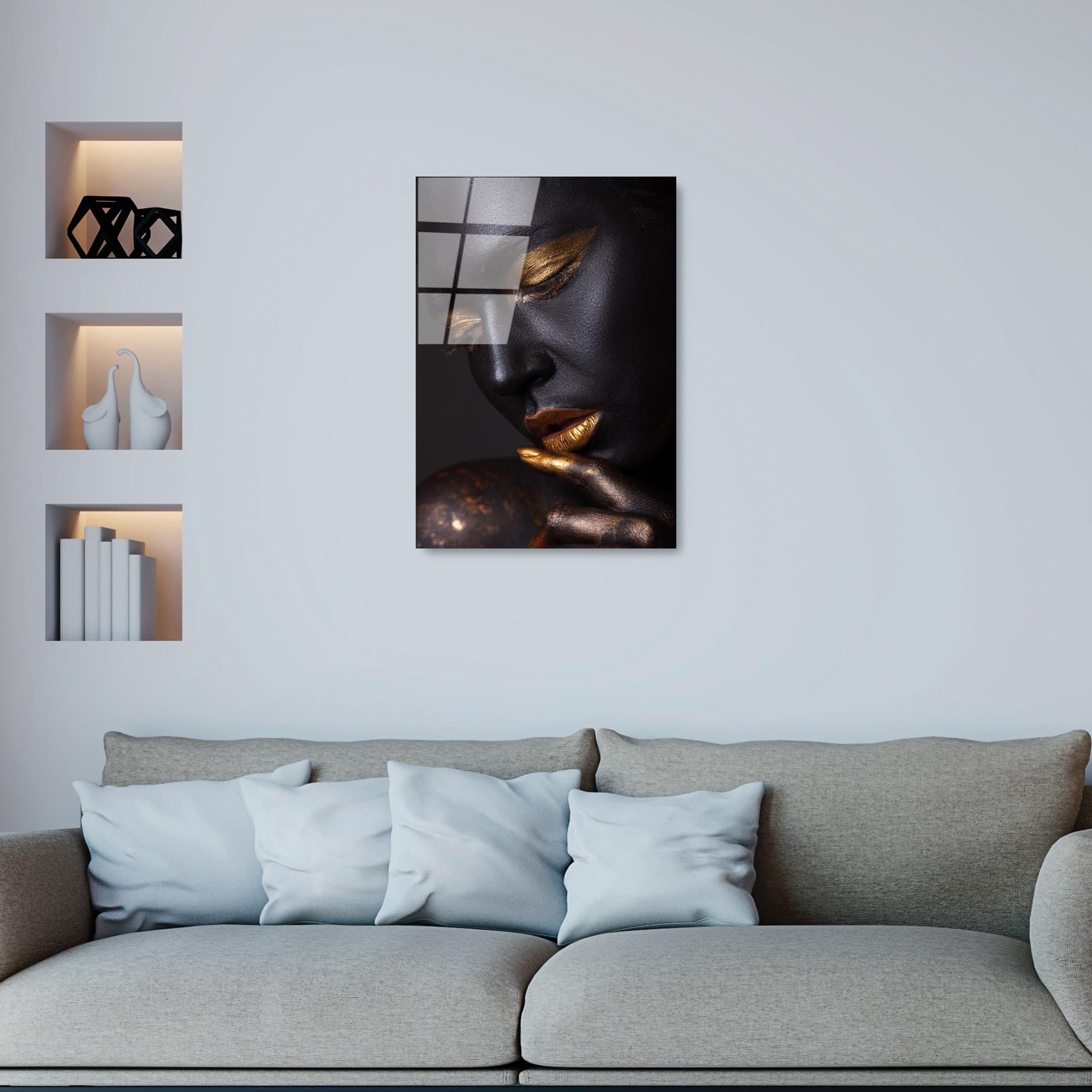 UV-433 Baskılı Cam Dikdörtgen Duvar Tablosu | ByLamp