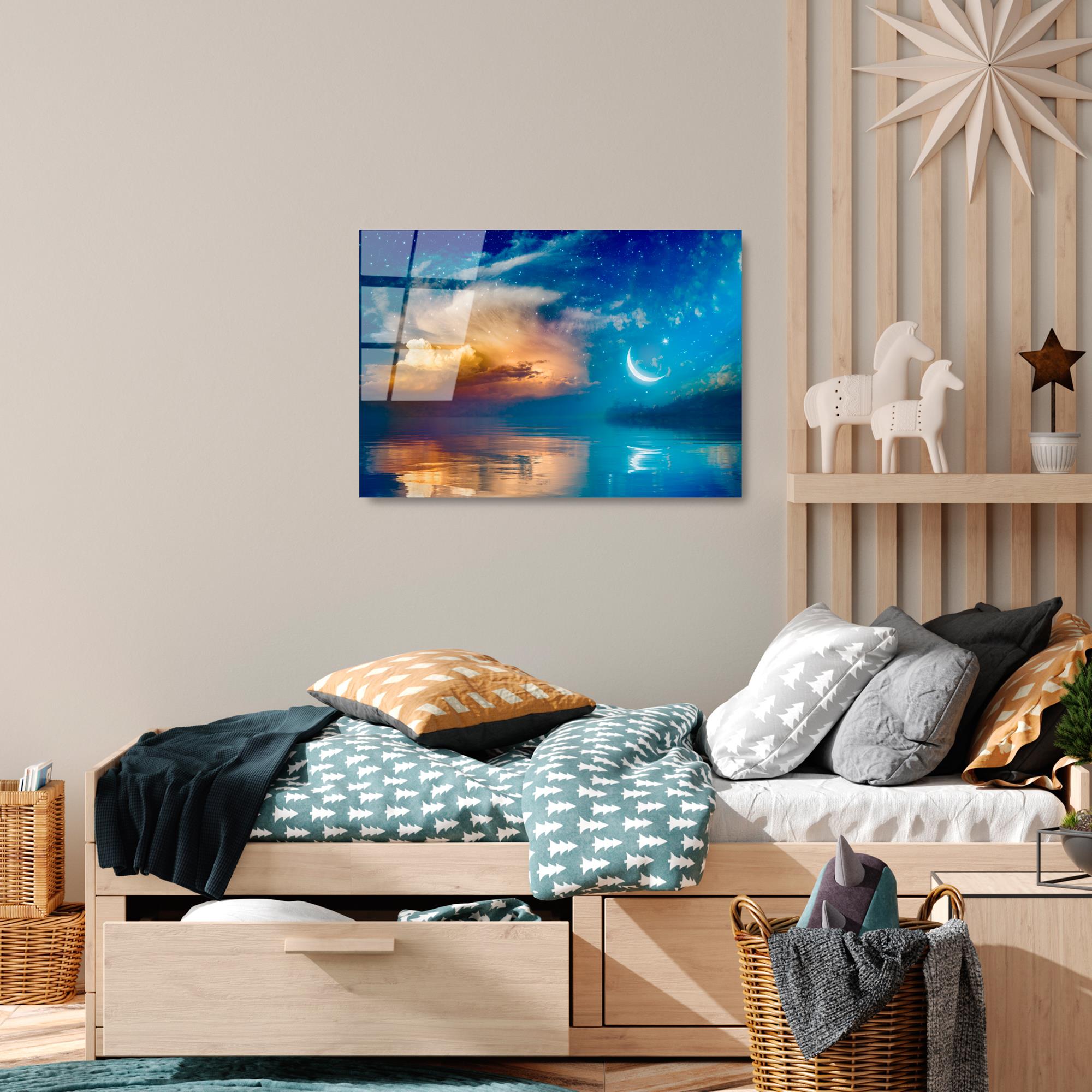 UV-434 Baskılı Cam Dikdörtgen Duvar Tablosu | ByLamp