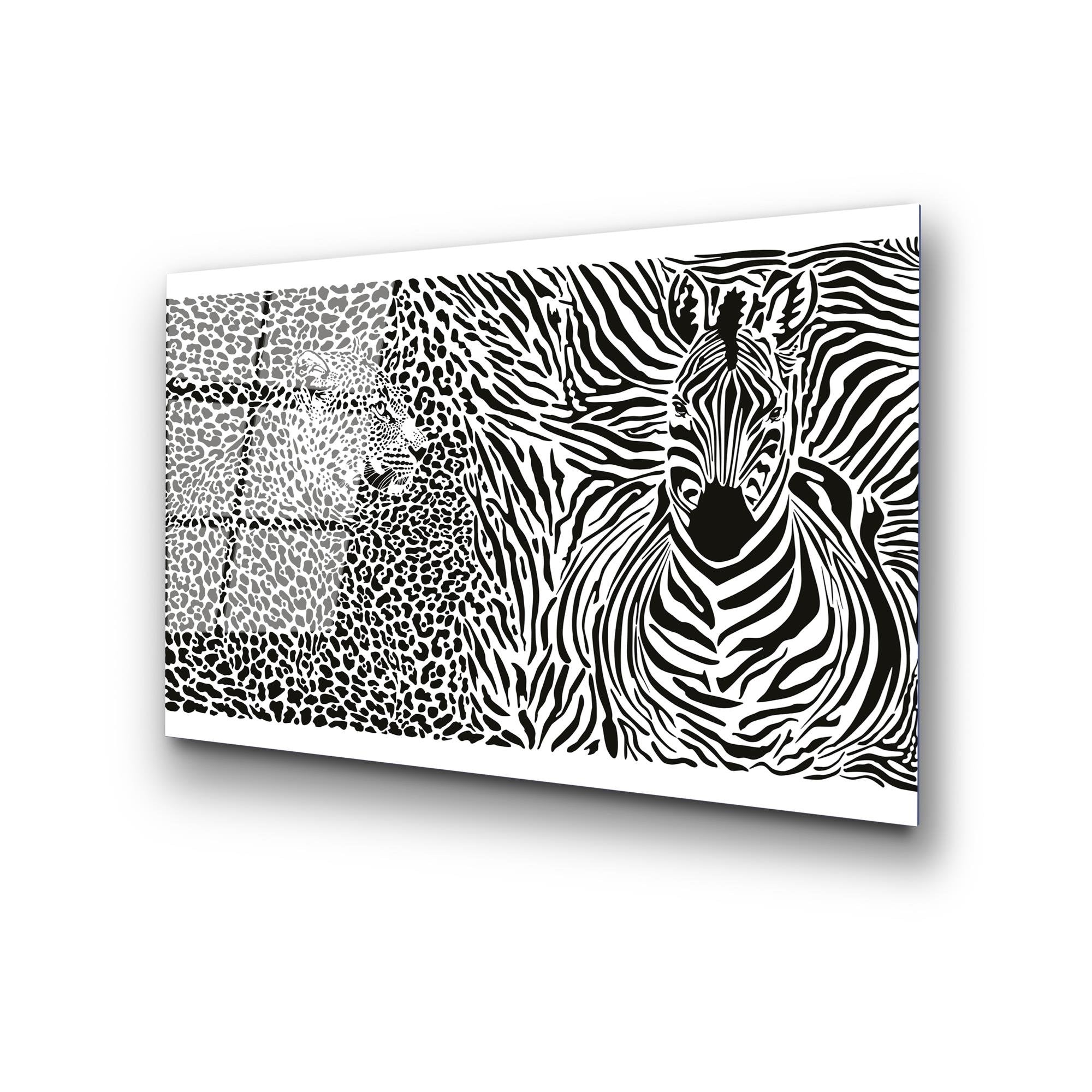 UV-435 Baskılı Cam Dikdörtgen Duvar Tablosu | ByLamp