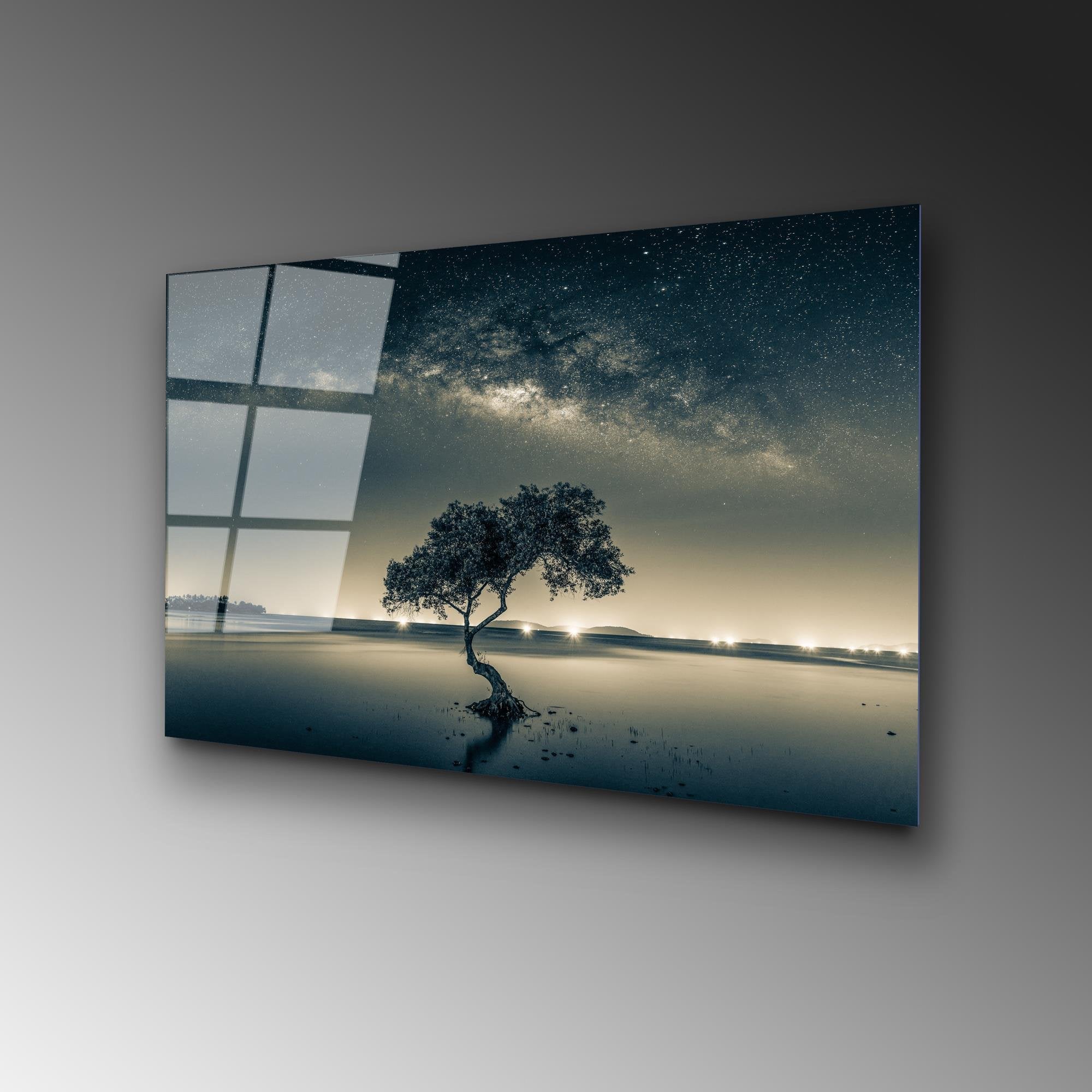 UV-436 Baskılı Cam Dikdörtgen Duvar Tablosu | ByLamp