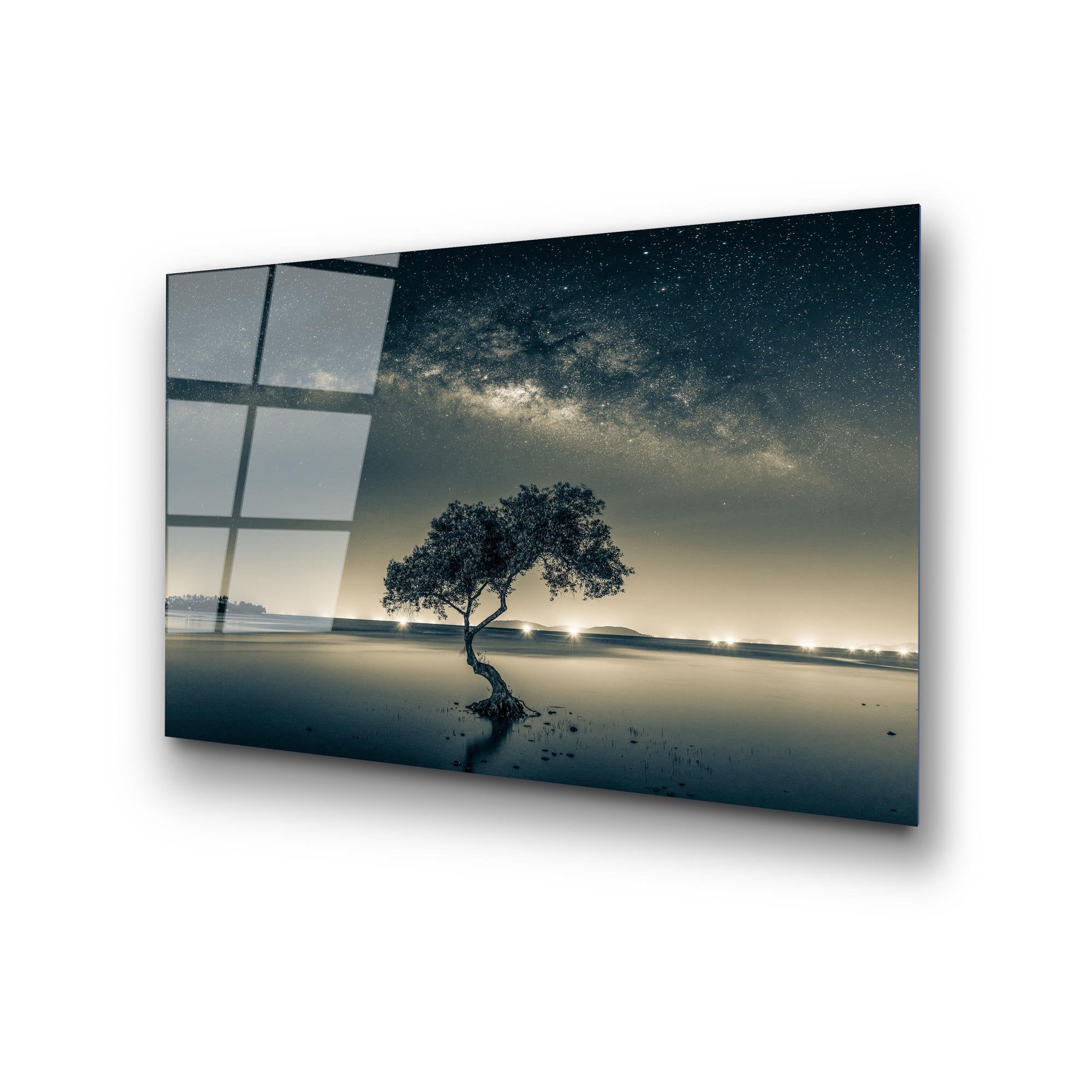 UV-436 Baskılı Cam Dikdörtgen Duvar Tablosu | ByLamp