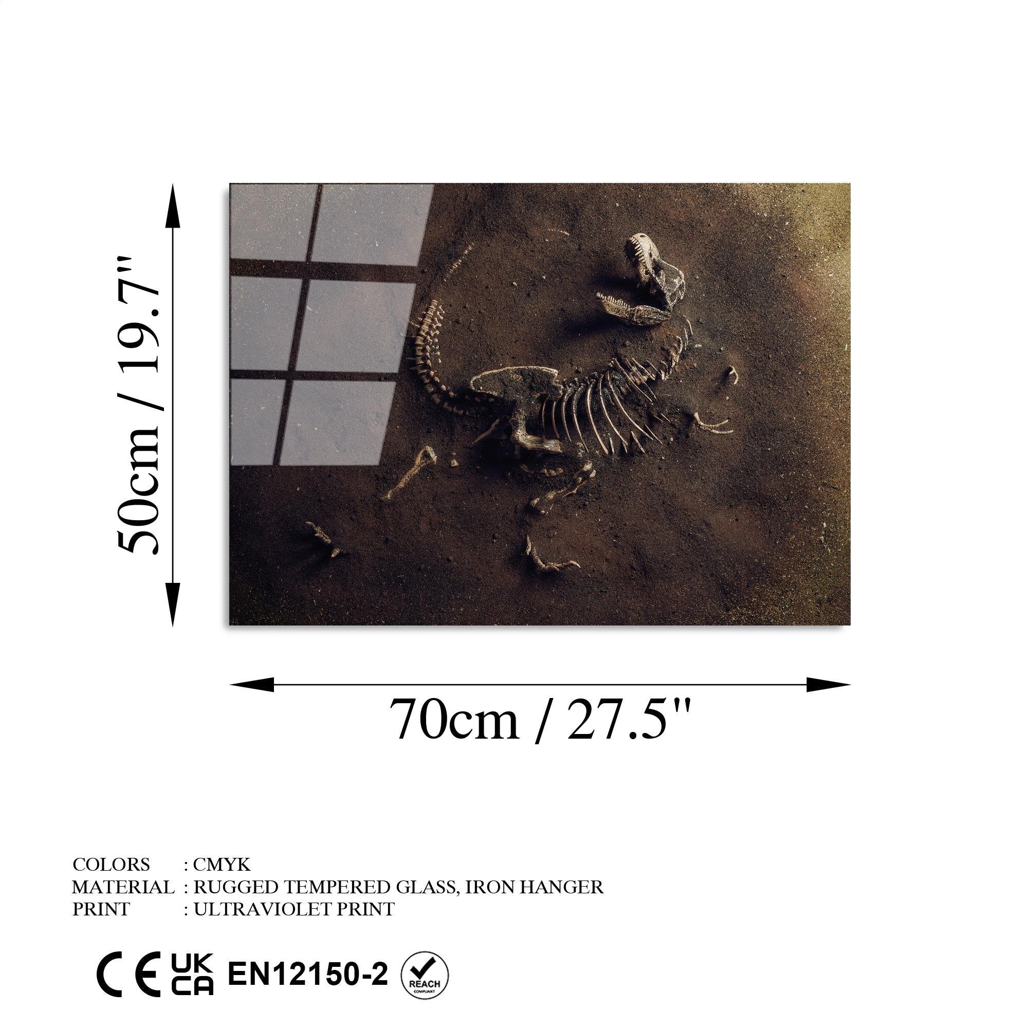 UV-445 Baskılı Cam Dikdörtgen Duvar Tablosu | ByLamp