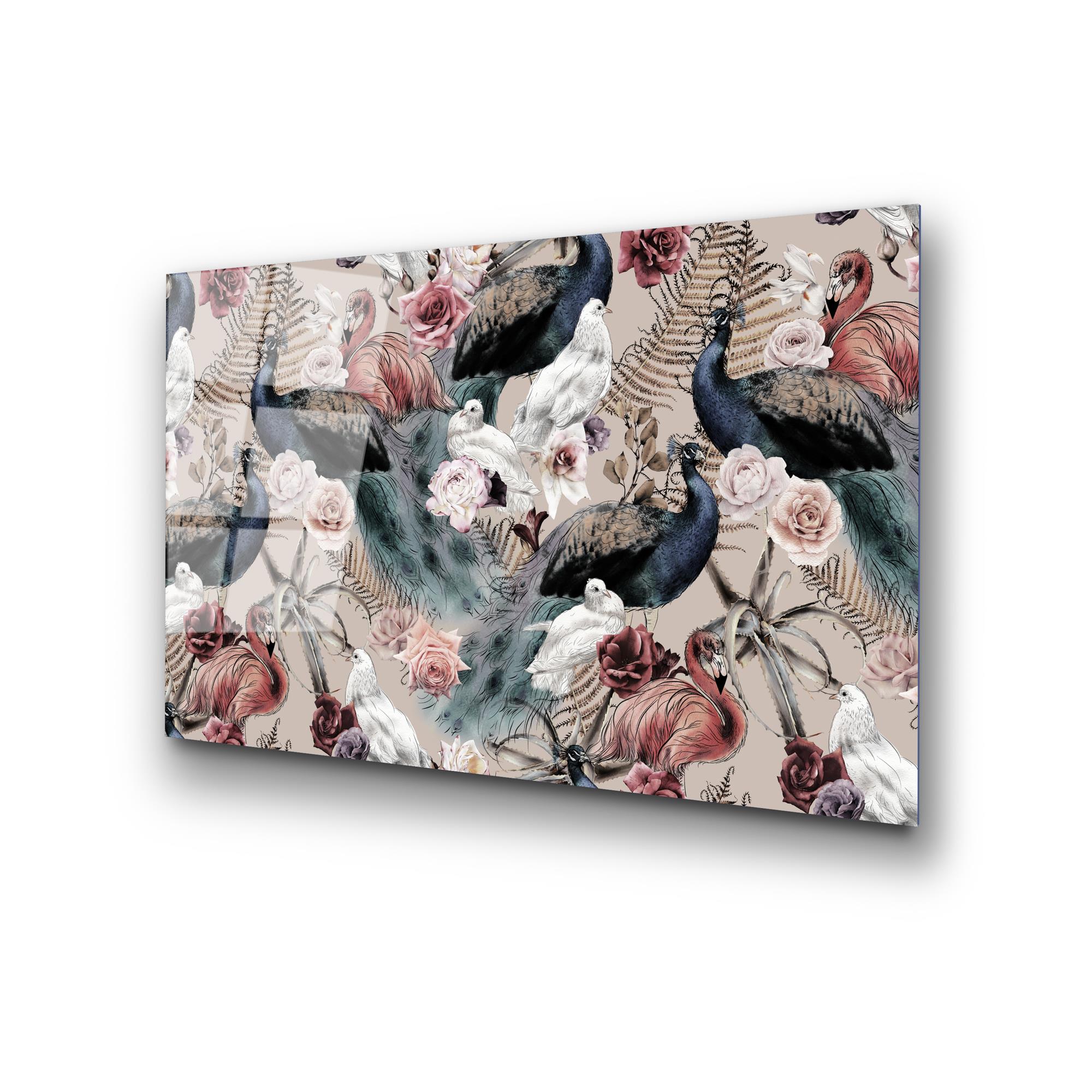 UV-446 Baskılı Cam Dikdörtgen Duvar Tablosu | ByLamp