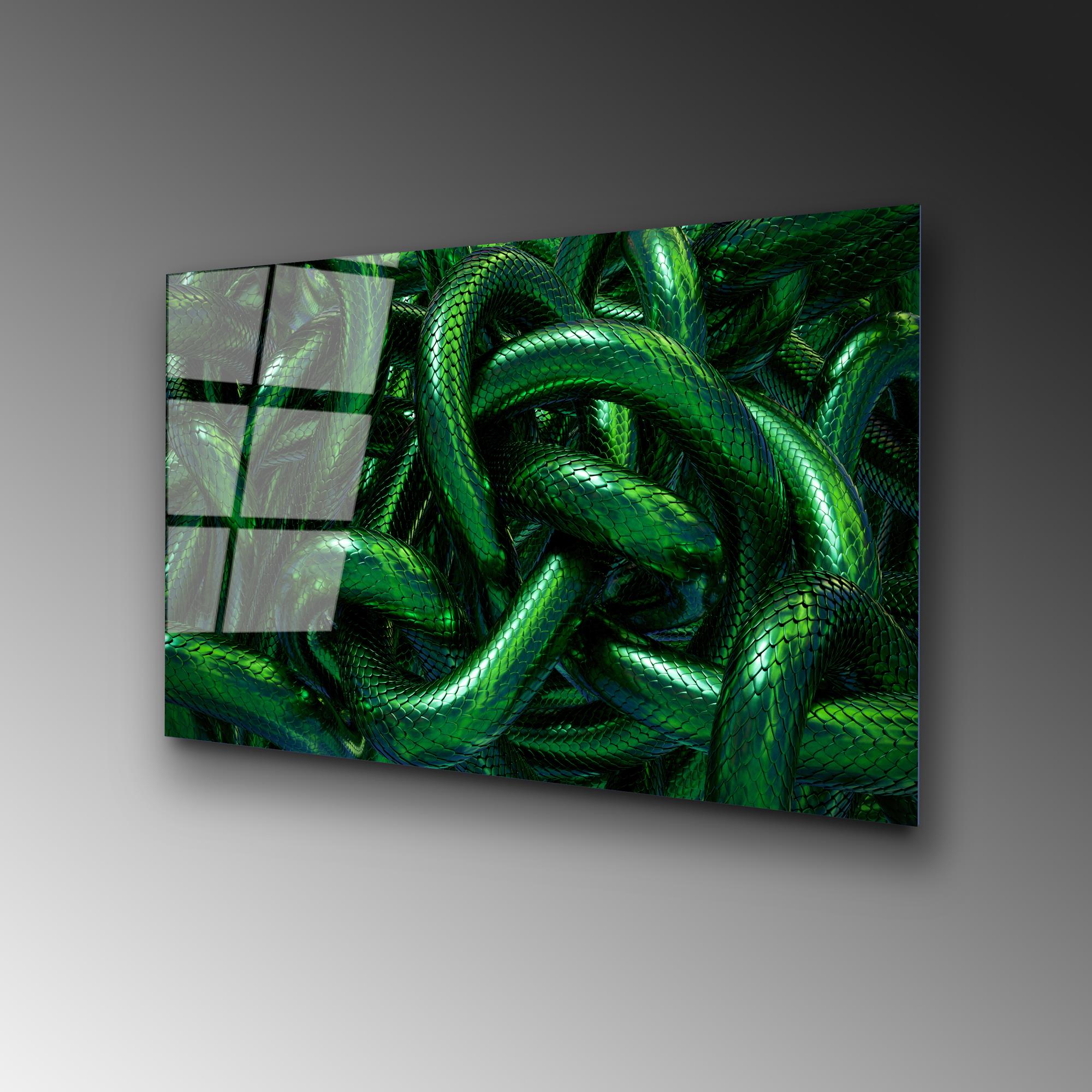 UV-460 Baskılı Cam Dikdörtgen Duvar Tablosu | ByLamp