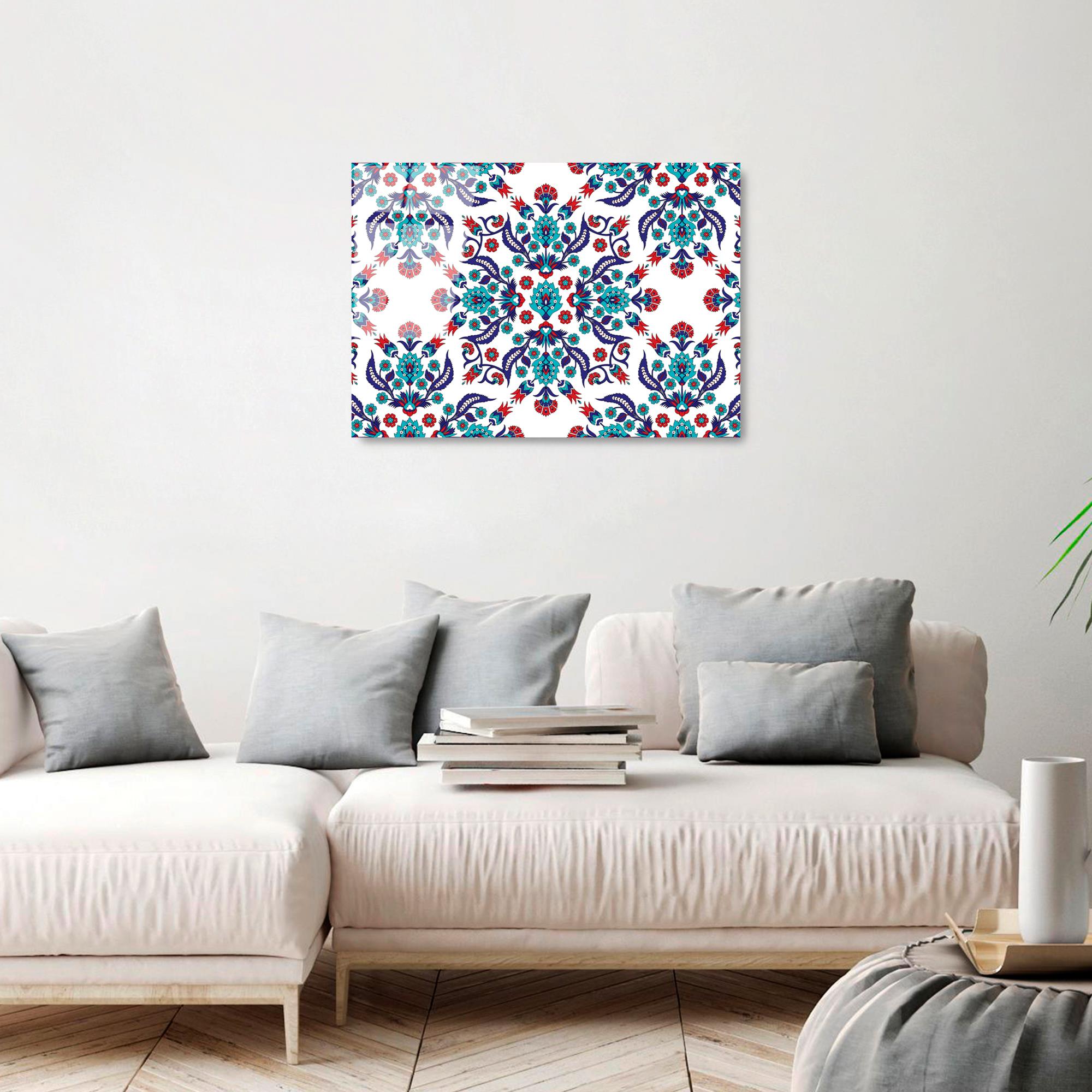 UV-477 Baskılı Cam Dikdörtgen Duvar Tablosu | ByLamp