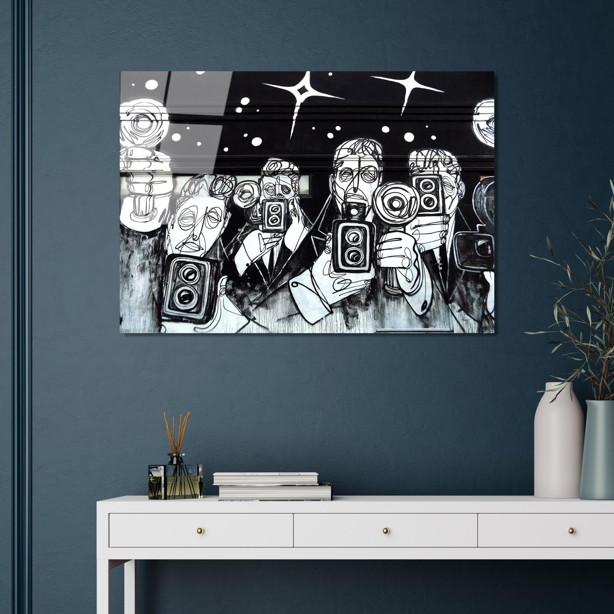 UV-480 Baskılı Cam Dikdörtgen Duvar Tablosu | ByLamp