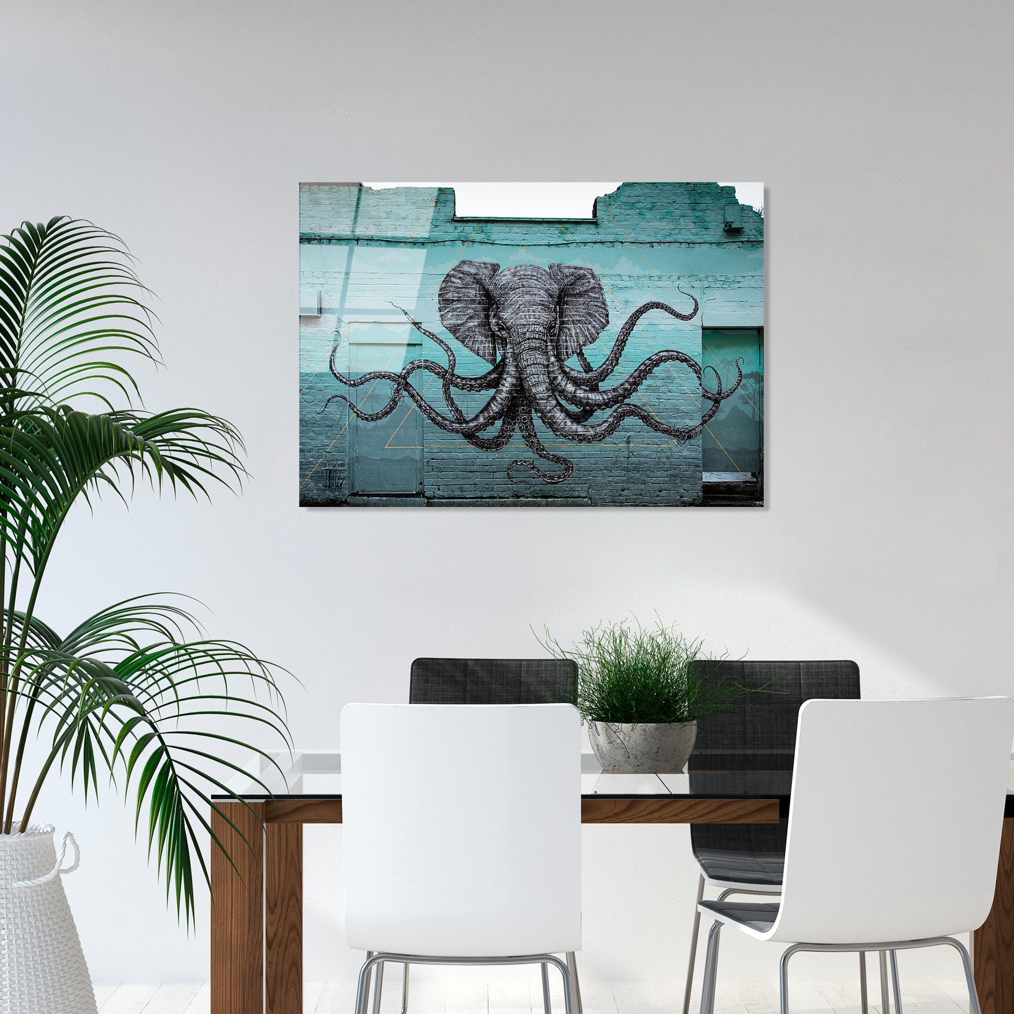 UV-481 Baskılı Cam Dikdörtgen Duvar Tablosu | ByLamp