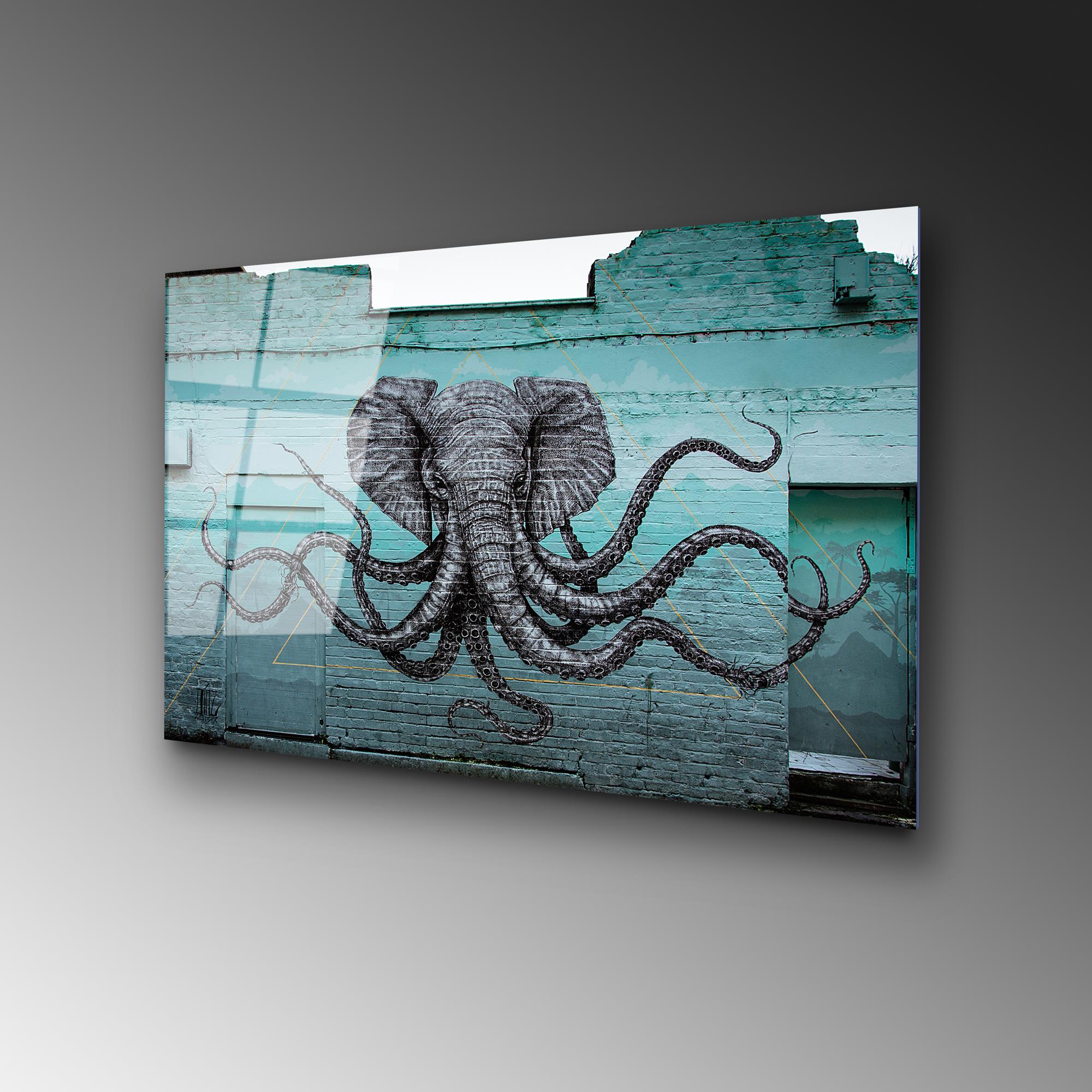 UV-481 Baskılı Cam Dikdörtgen Duvar Tablosu | ByLamp