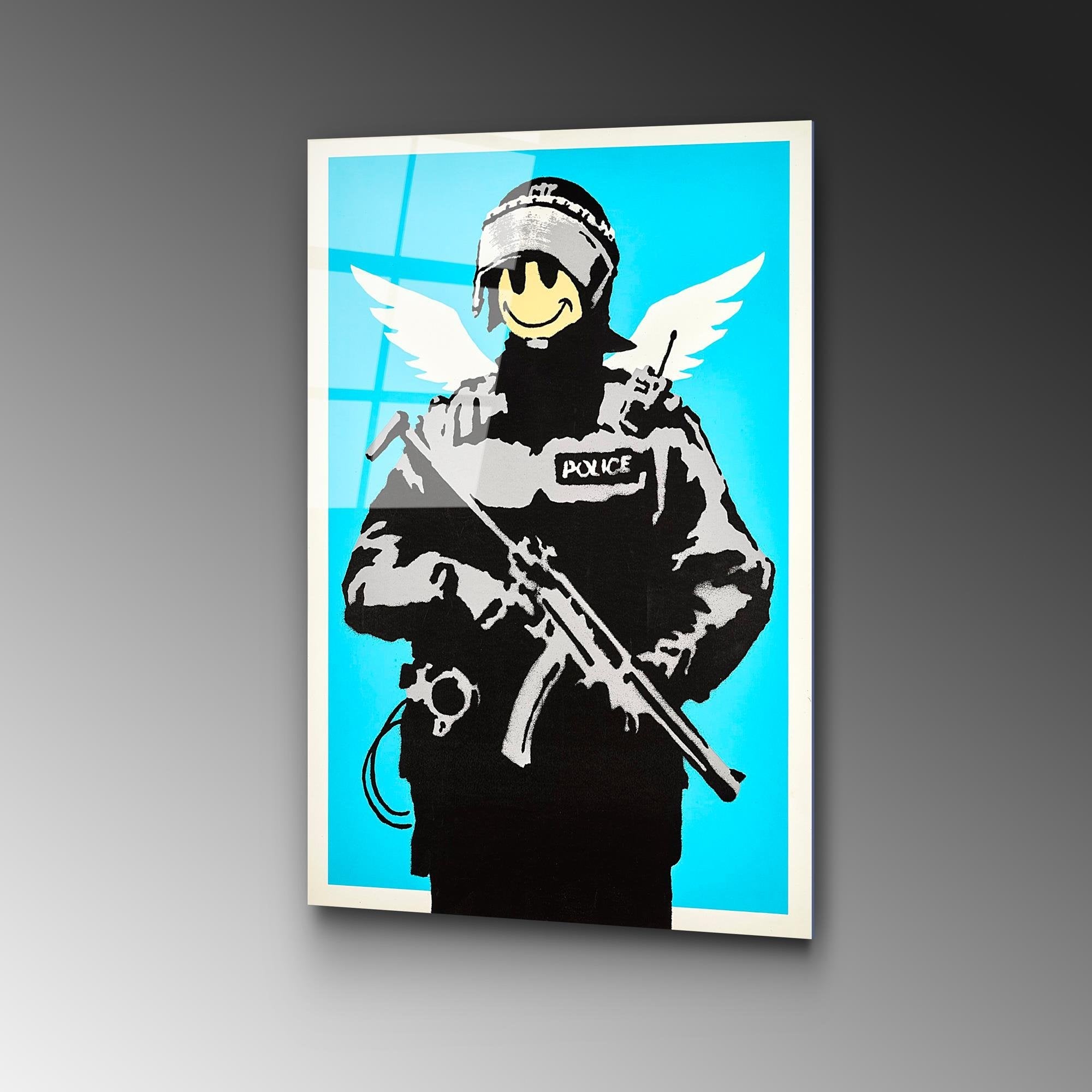 UV-488 Baskılı Cam Dikdörtgen Duvar Tablosu | ByLamp