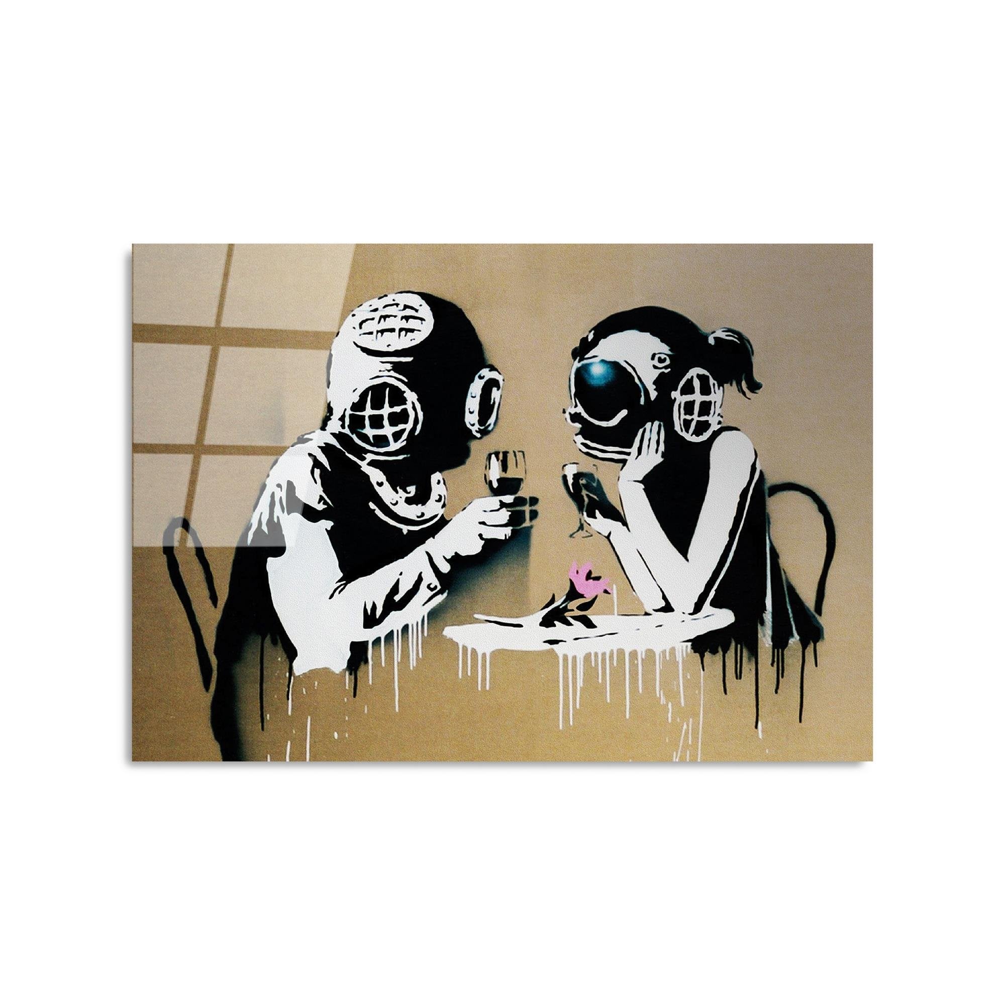 UV-492 Baskılı Cam Dikdörtgen Duvar Tablosu | ByLamp