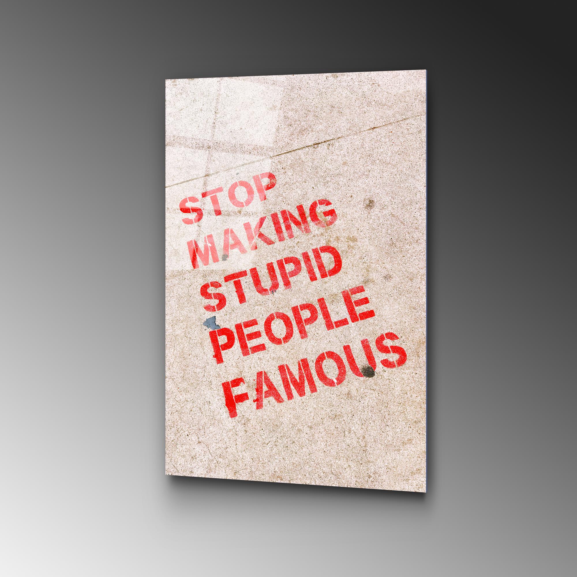 UV-493 Baskılı Cam Dikdörtgen Duvar Tablosu | ByLamp