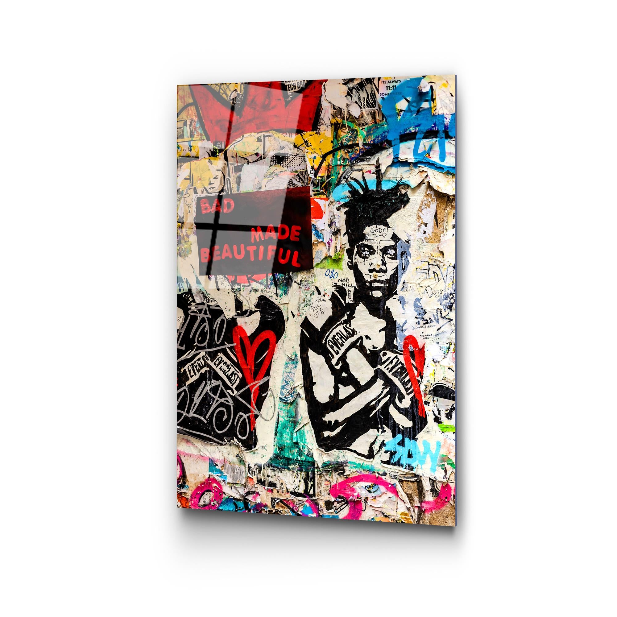 UV-495 Baskılı Cam Dikdörtgen Duvar Tablosu | ByLamp