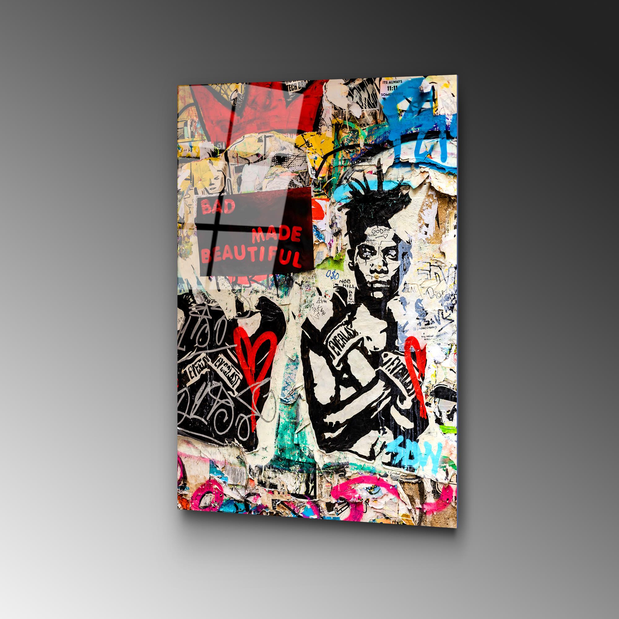 UV-495 Baskılı Cam Dikdörtgen Duvar Tablosu | ByLamp