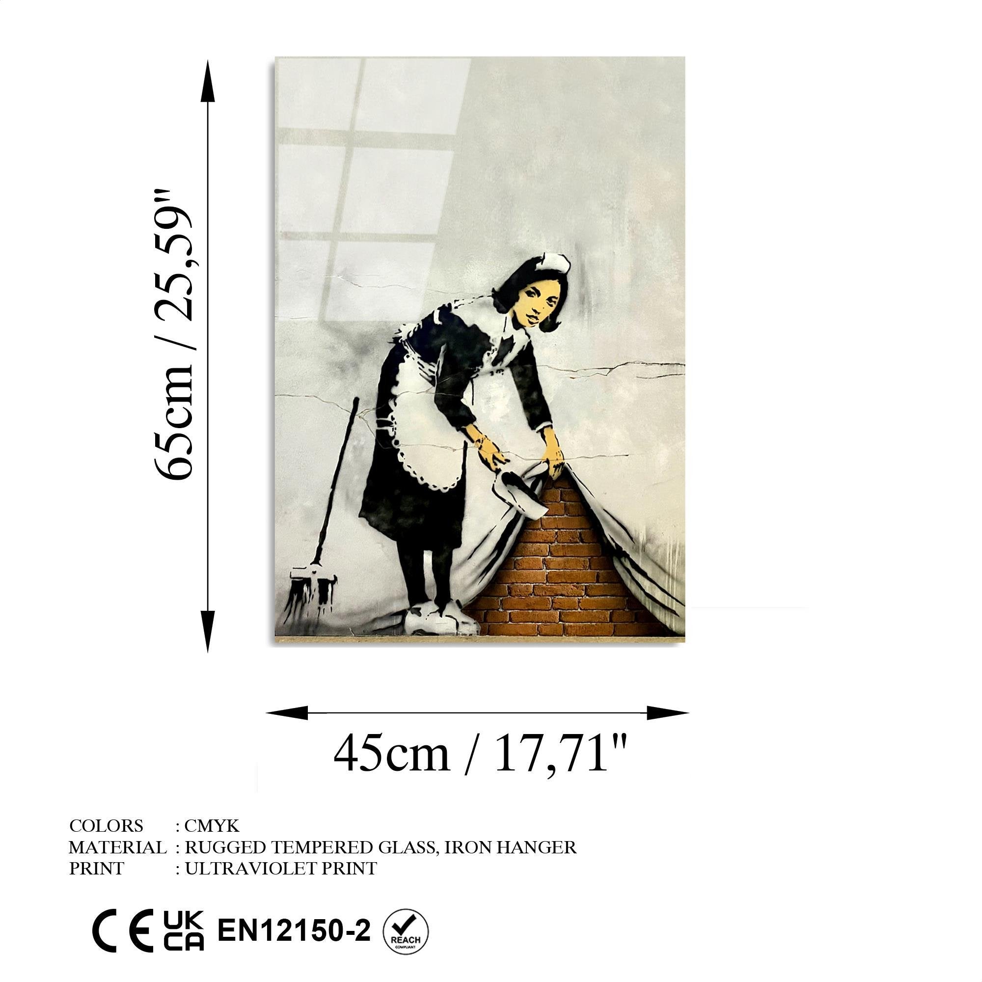 UV-497 Baskılı Cam Dikdörtgen Duvar Tablosu | ByLamp