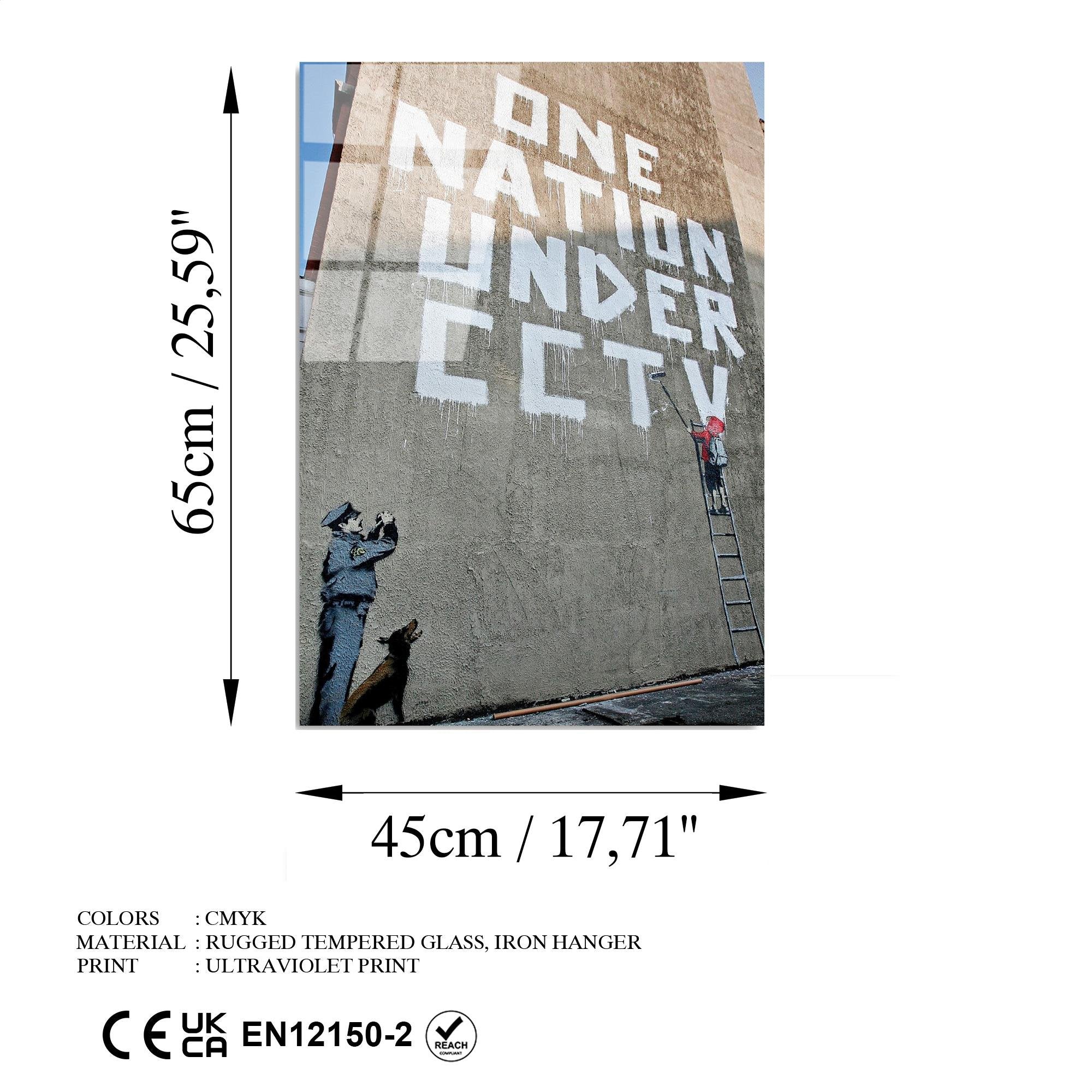 UV-498 Baskılı Cam Dikdörtgen Duvar Tablosu | ByLamp