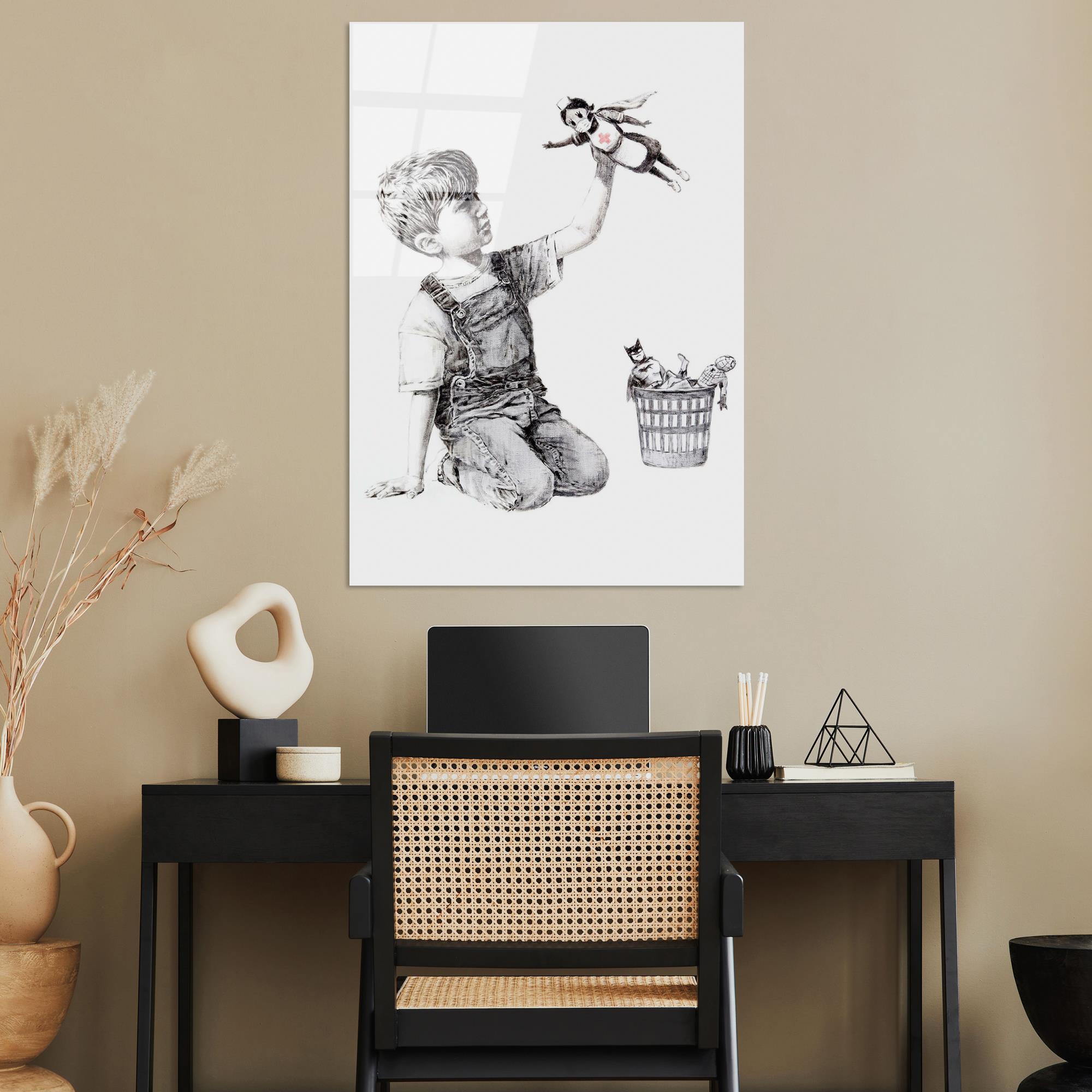 UV-499 Baskılı Cam Dikdörtgen Duvar Tablosu | ByLamp