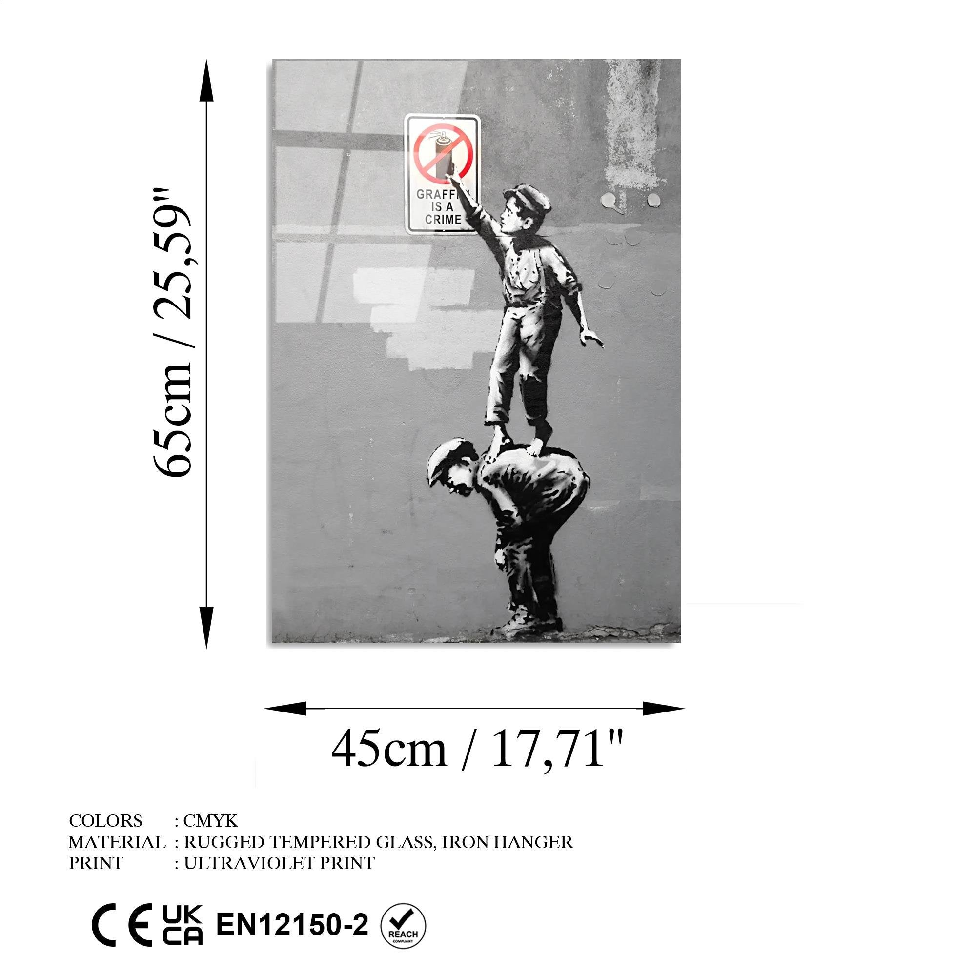 UV-501 Baskılı Cam Dikdörtgen Duvar Tablosu | ByLamp