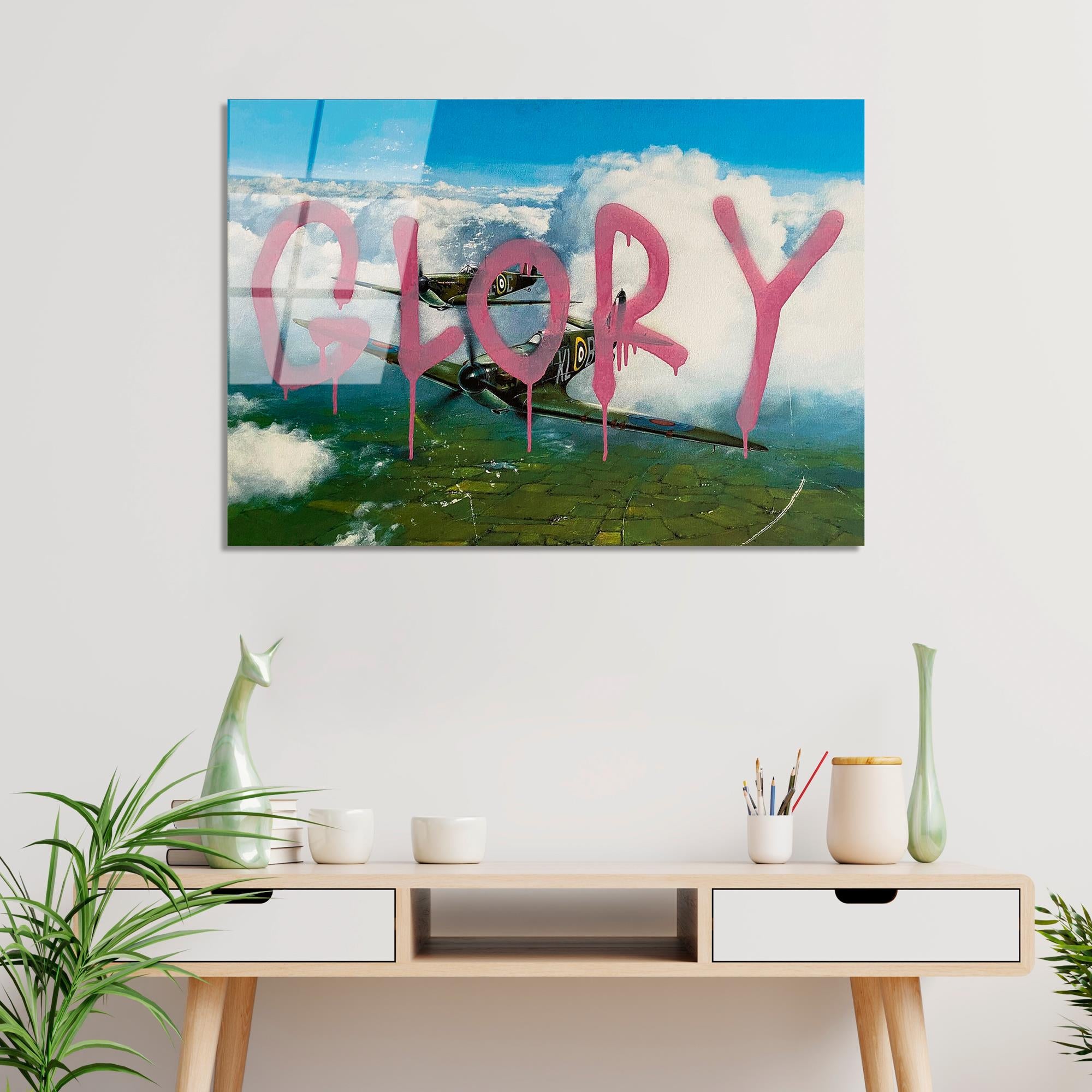 UV-507 Baskılı Cam Dikdörtgen Duvar Tablosu | ByLamp