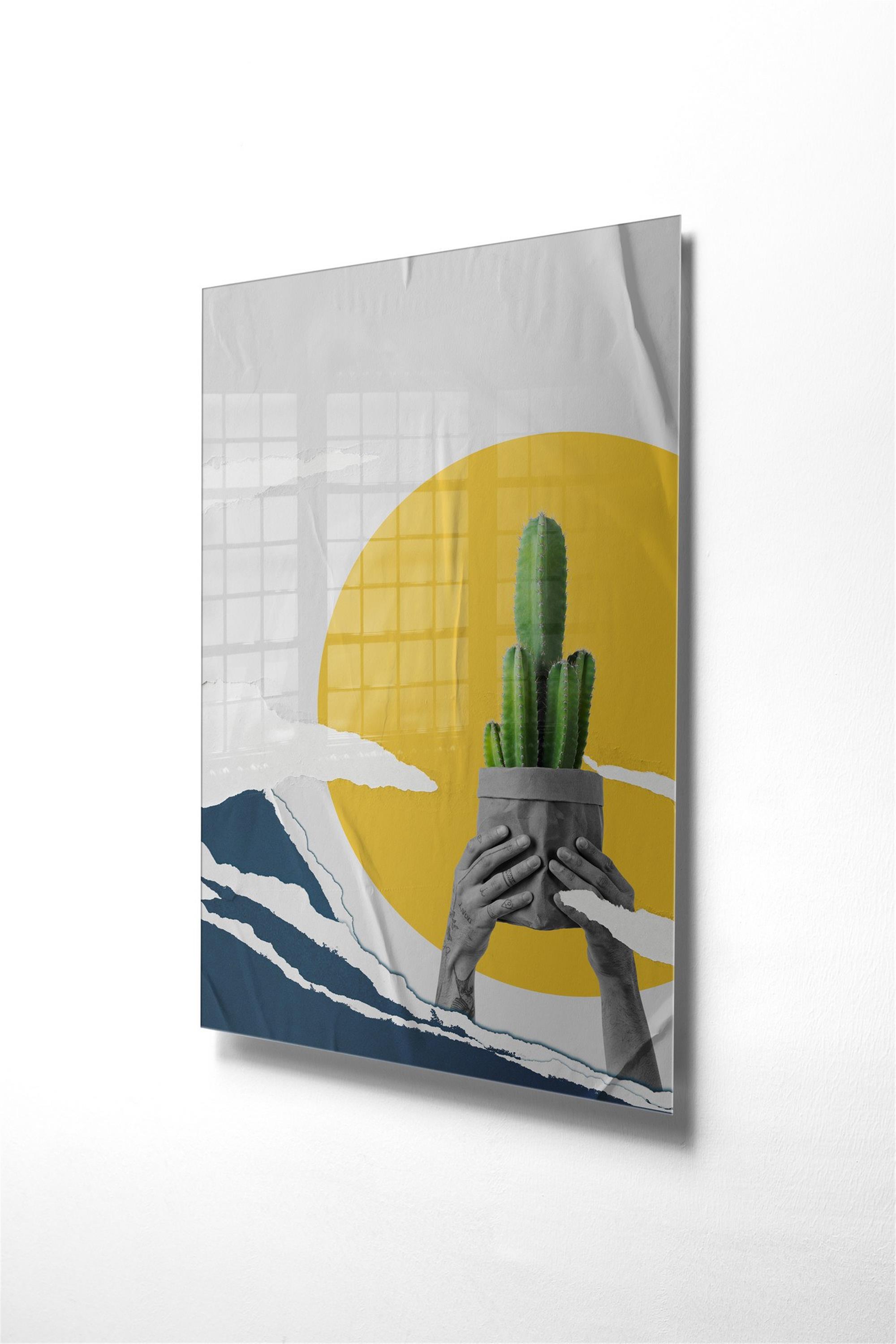 UV-515 Baskılı Cam Dikdörtgen Duvar Tablosu | ByLamp