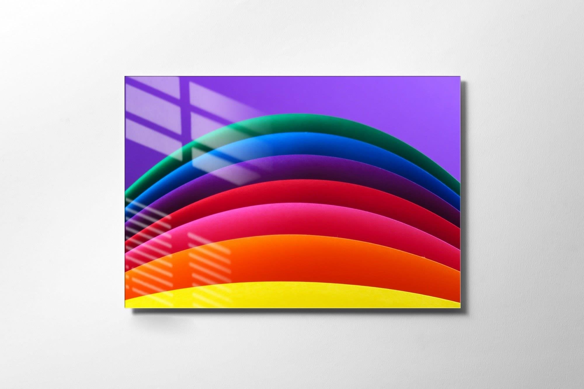 UV-527 Baskılı Cam Dikdörtgen Duvar Tablosu | ByLamp