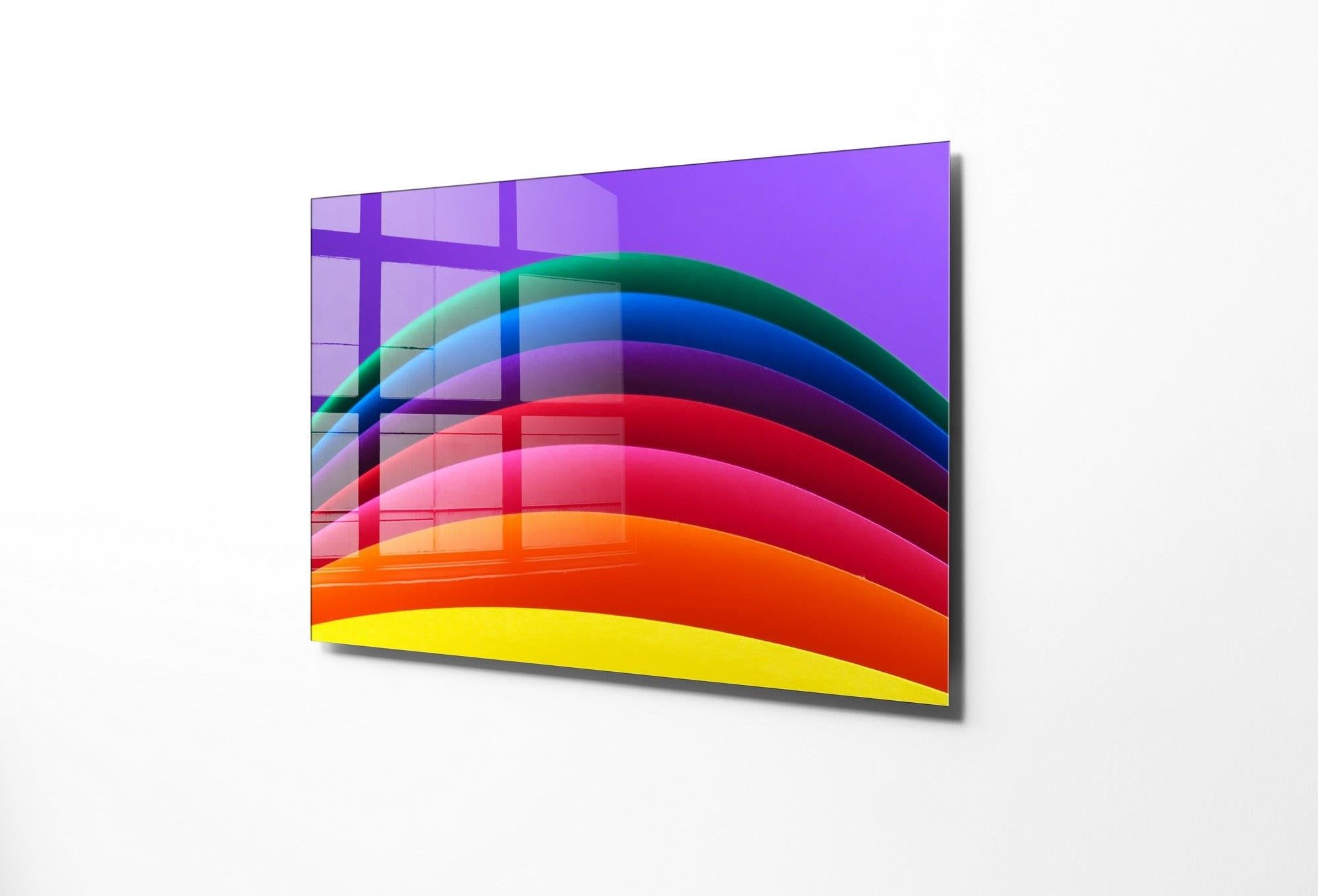 UV-527 Baskılı Cam Dikdörtgen Duvar Tablosu | ByLamp