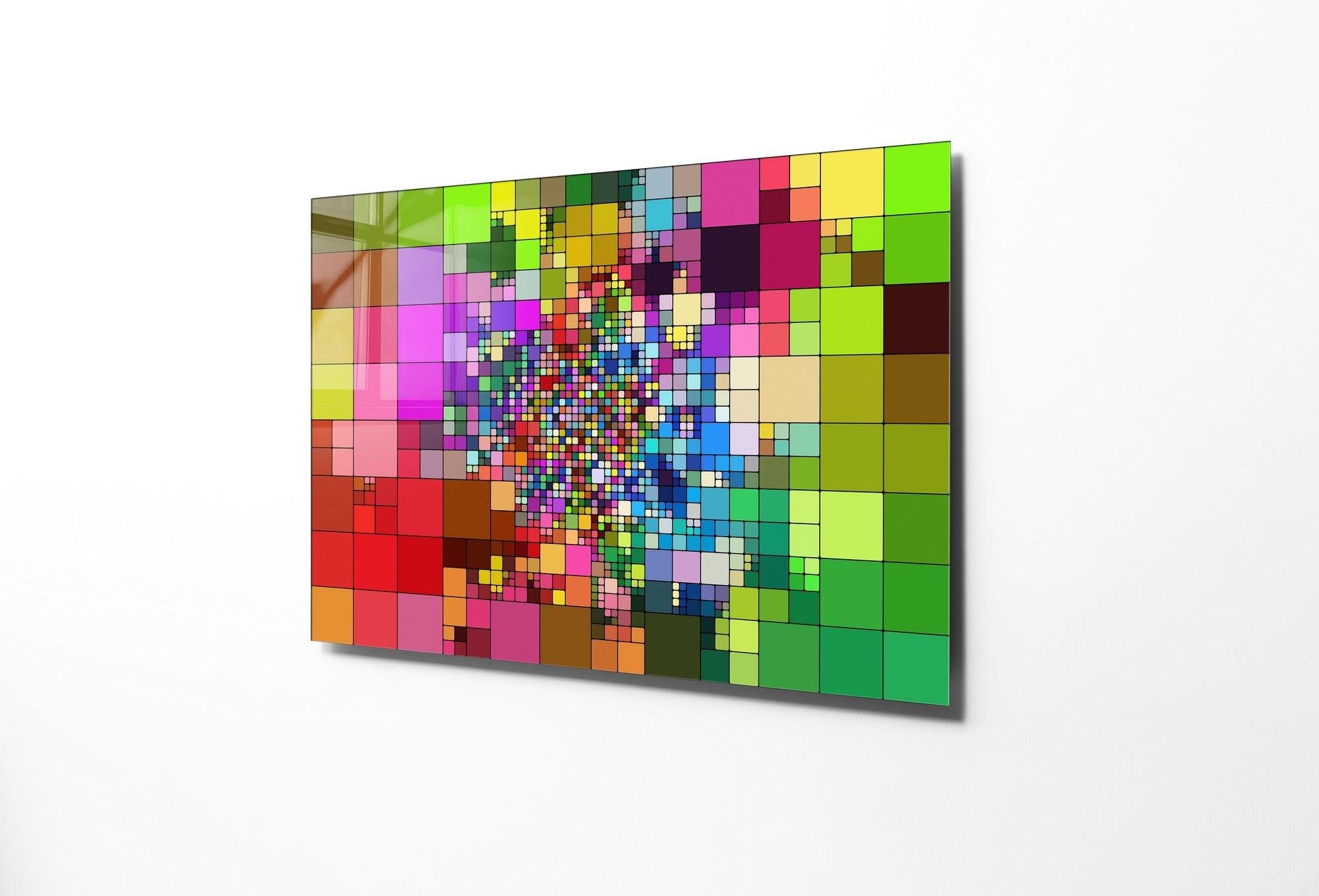 UV-542 Baskılı Cam Dikdörtgen Duvar Tablosu | ByLamp