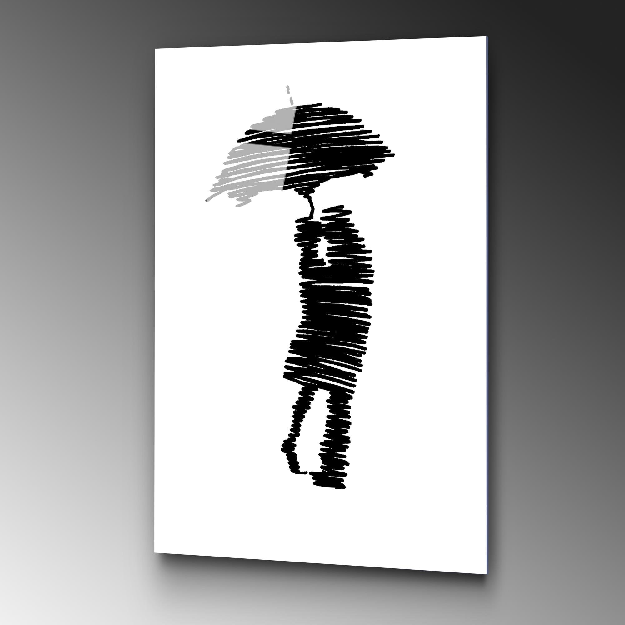 UV-720 Baskılı Cam Dikdörtgen Duvar Tablosu | ByLamp