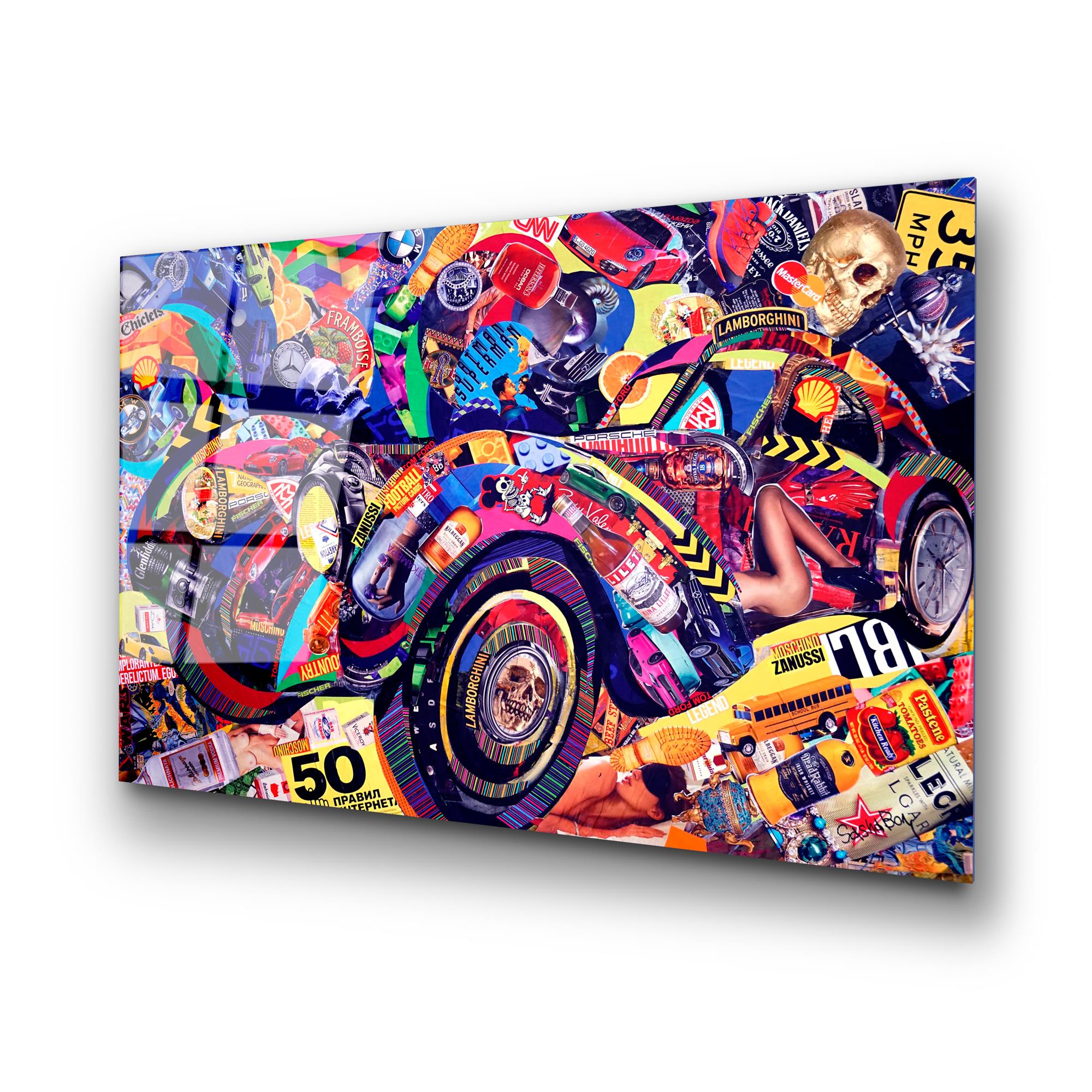 UV-729 Baskılı Cam Dikdörtgen Duvar Tablosu | ByLamp