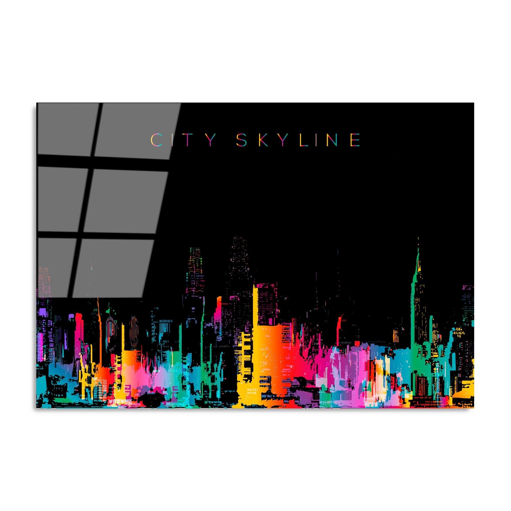 UV-736 Baskılı Cam Dikdörtgen Duvar Tablosu | ByLamp