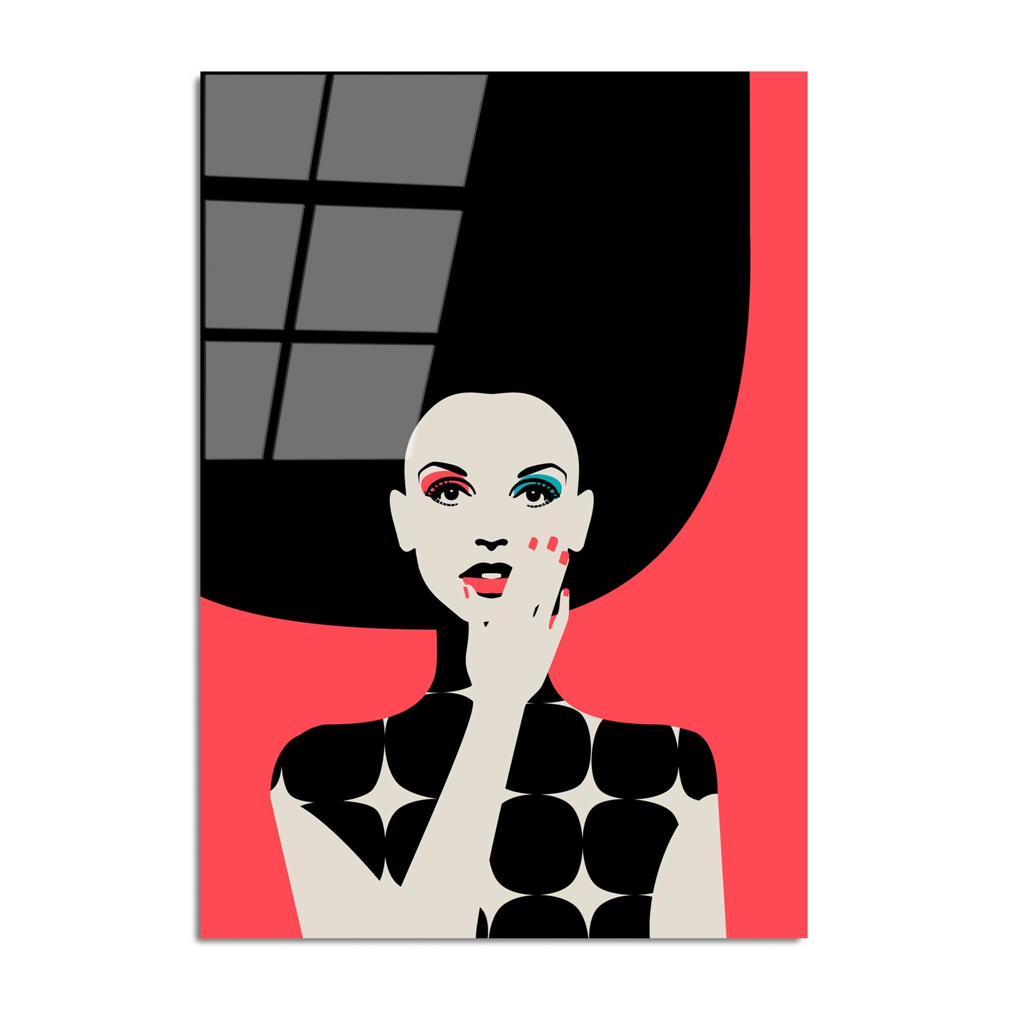 UV-742 Baskılı Cam Dikdörtgen Duvar Tablosu | ByLamp