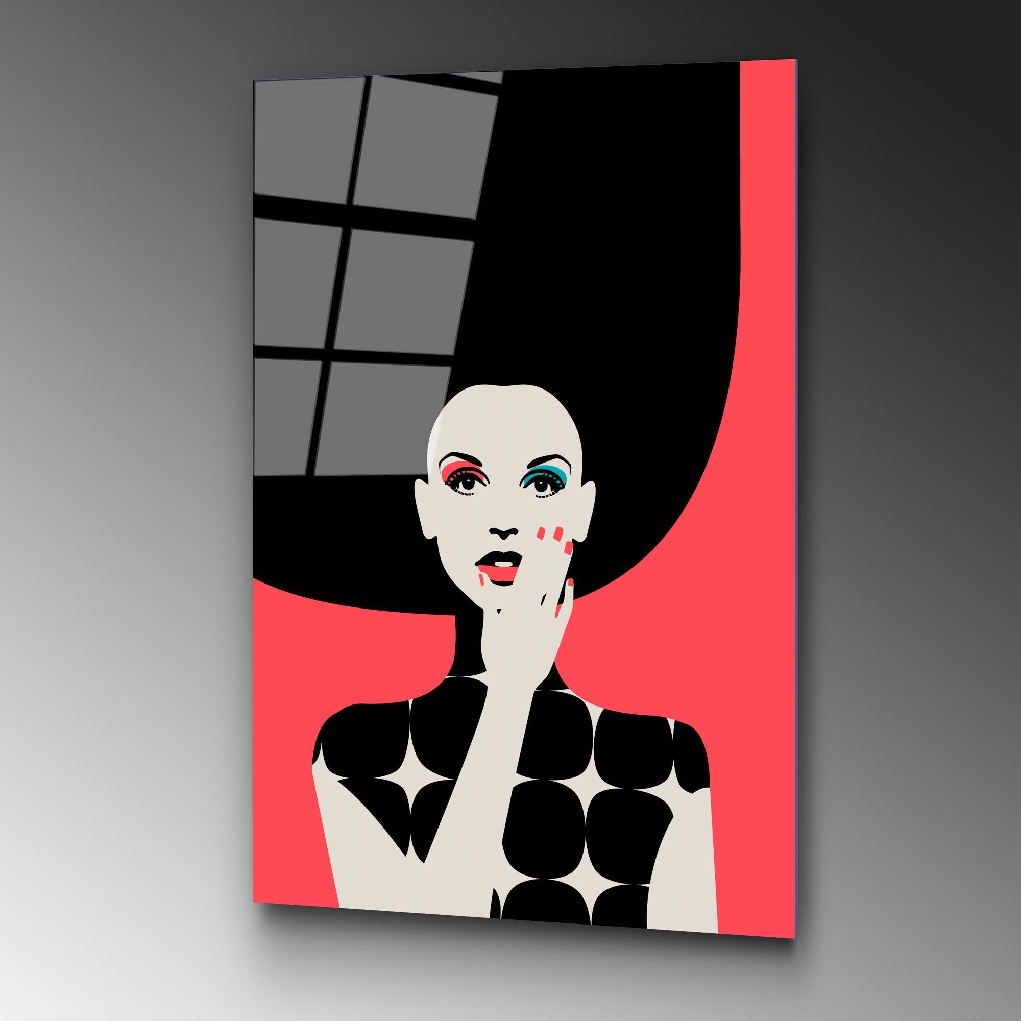 UV-742 Baskılı Cam Dikdörtgen Duvar Tablosu | ByLamp