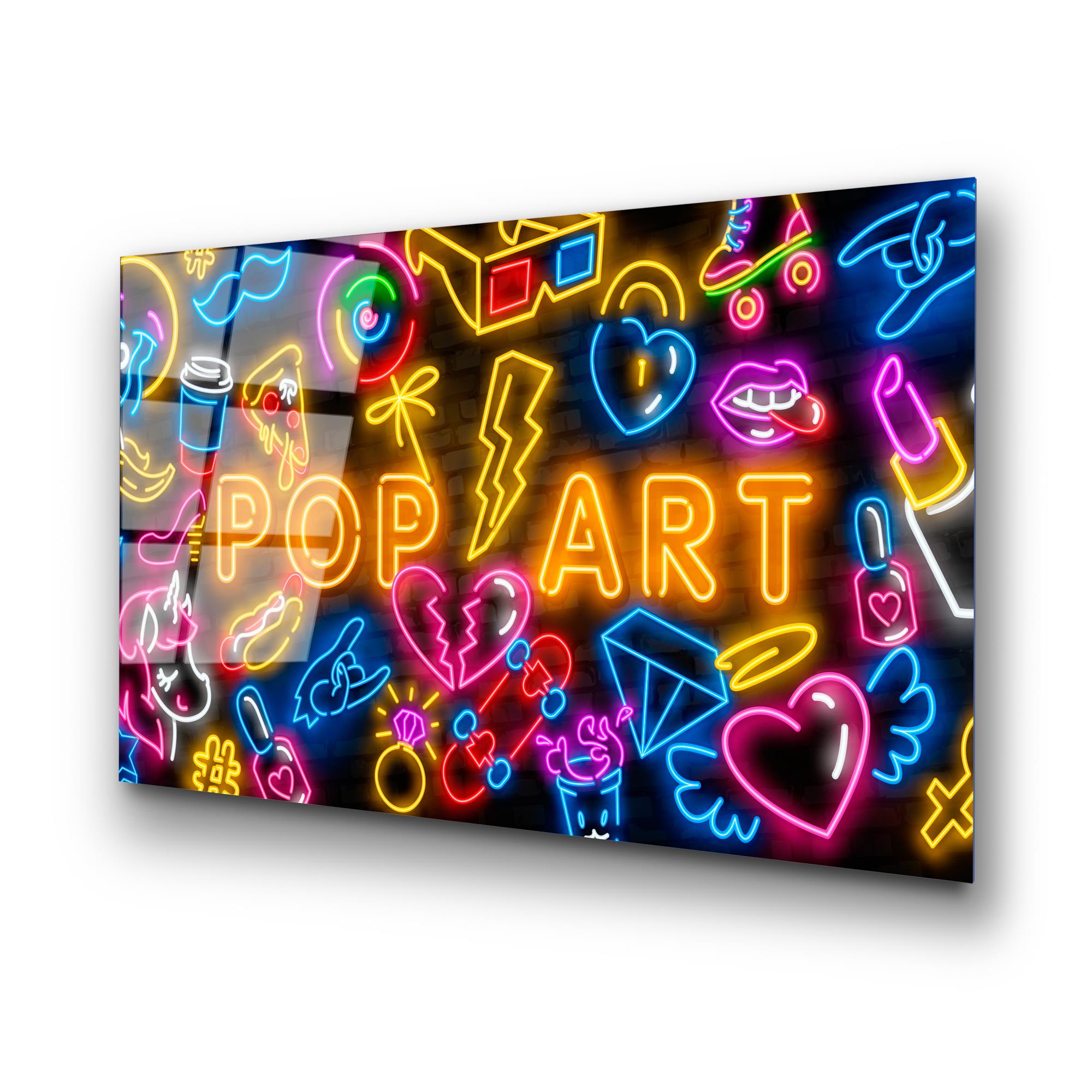 UV-751 Baskılı Cam Dikdörtgen Duvar Tablosu | ByLamp