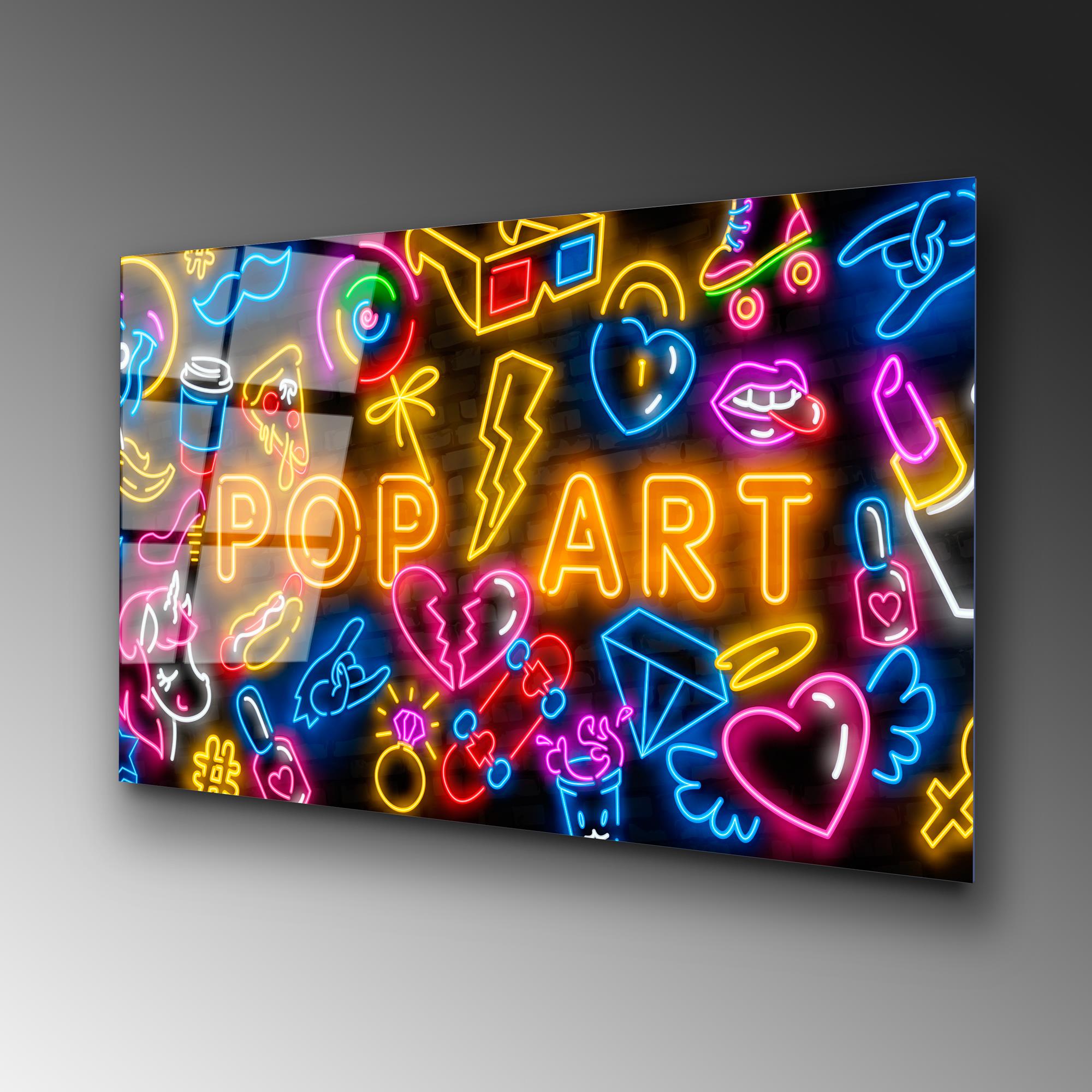 UV-751 Baskılı Cam Dikdörtgen Duvar Tablosu | ByLamp