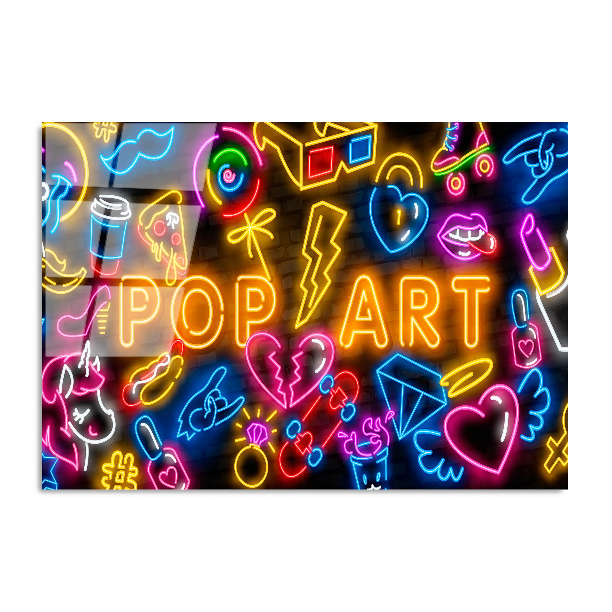 UV-751 Baskılı Cam Dikdörtgen Duvar Tablosu | ByLamp