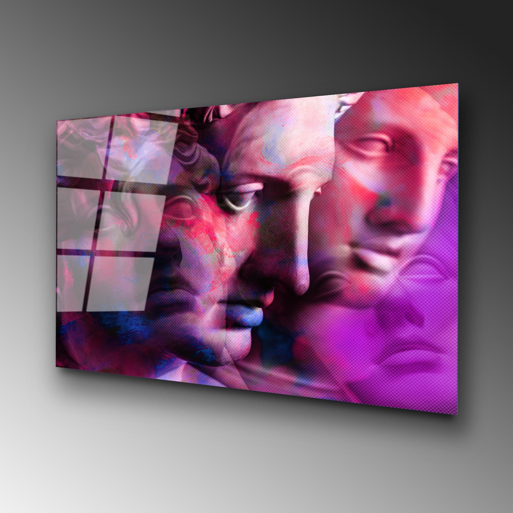 UV-763 Baskılı Cam Dikdörtgen Duvar Tablosu | ByLamp