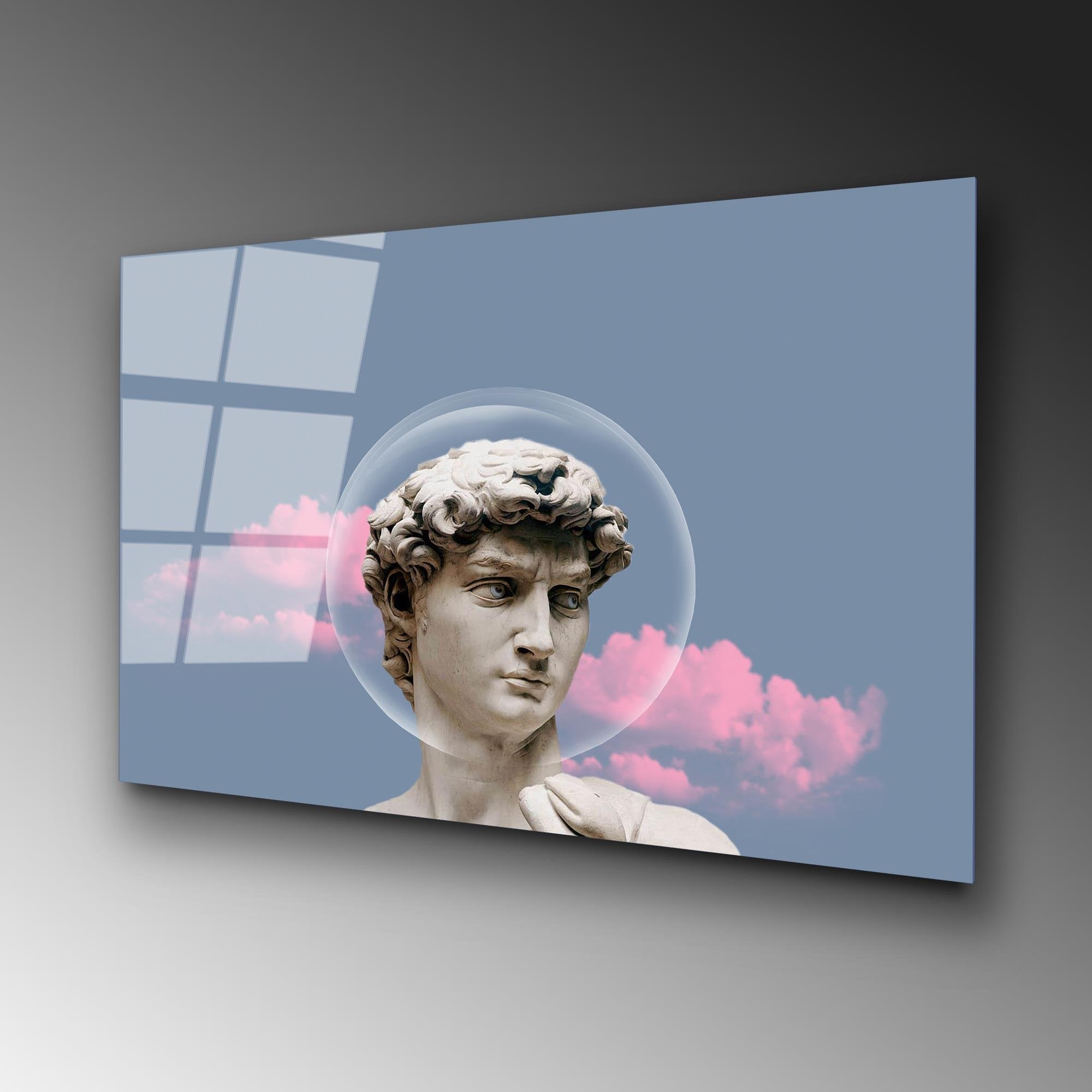 UV-764 Baskılı Cam Dikdörtgen Duvar Tablosu | ByLamp