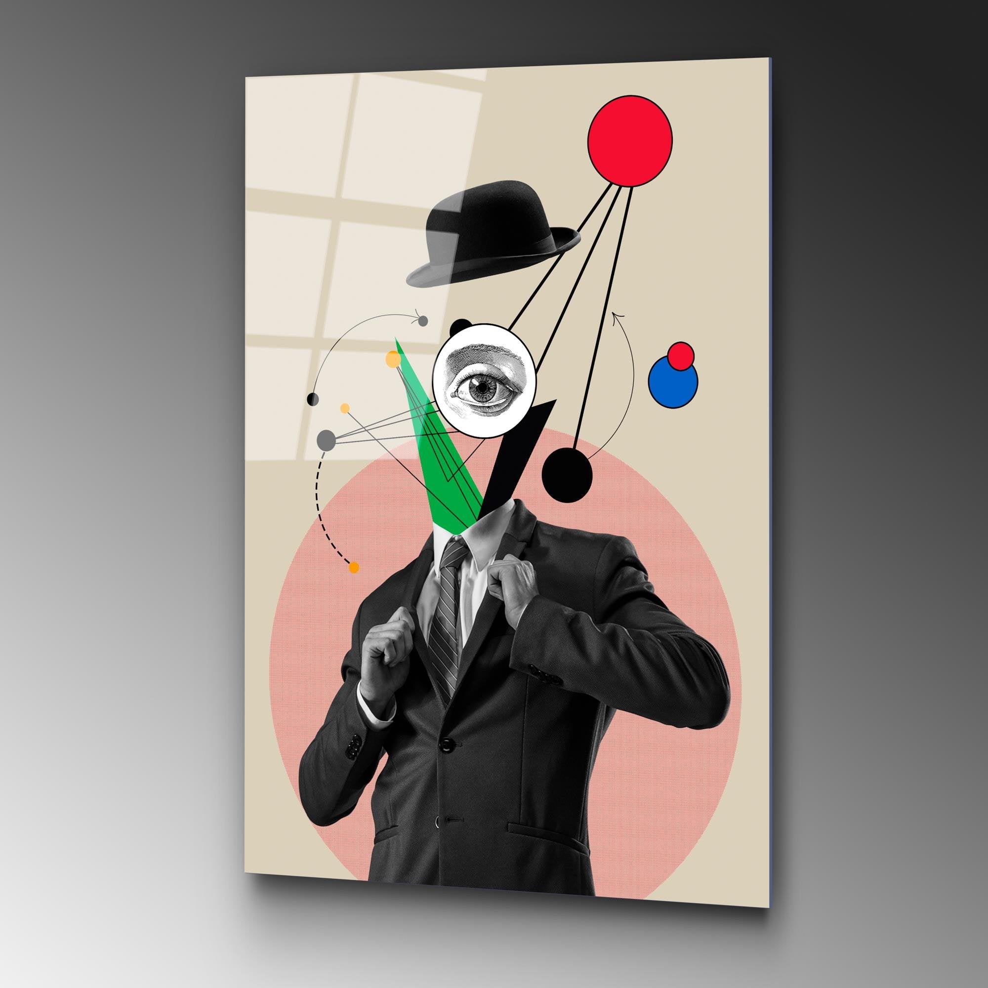 UV-777 Baskılı Cam Dikdörtgen Duvar Tablosu | ByLamp